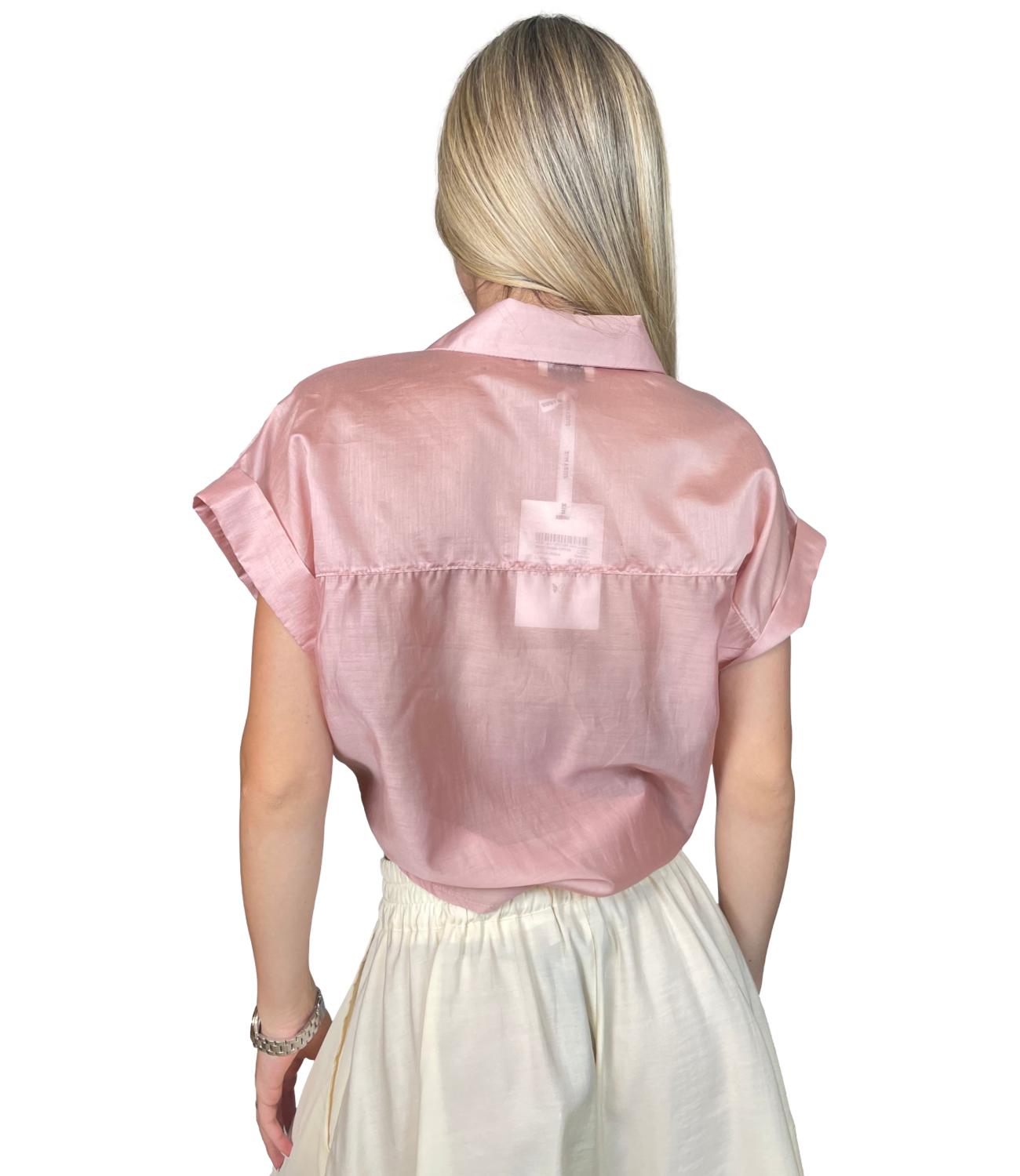 Susy Mix Camicia C/tasca Rosa Cipria Donna