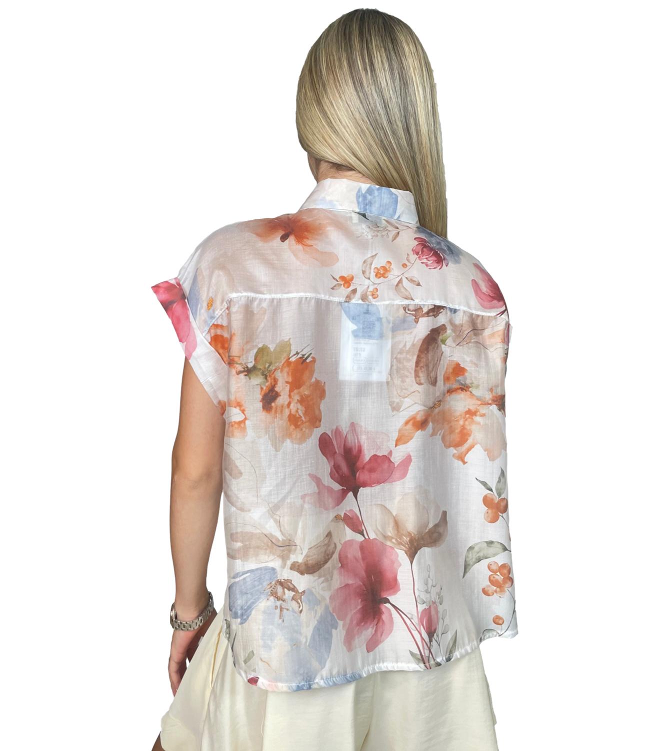 Susy Mix Camicia Latte Donna