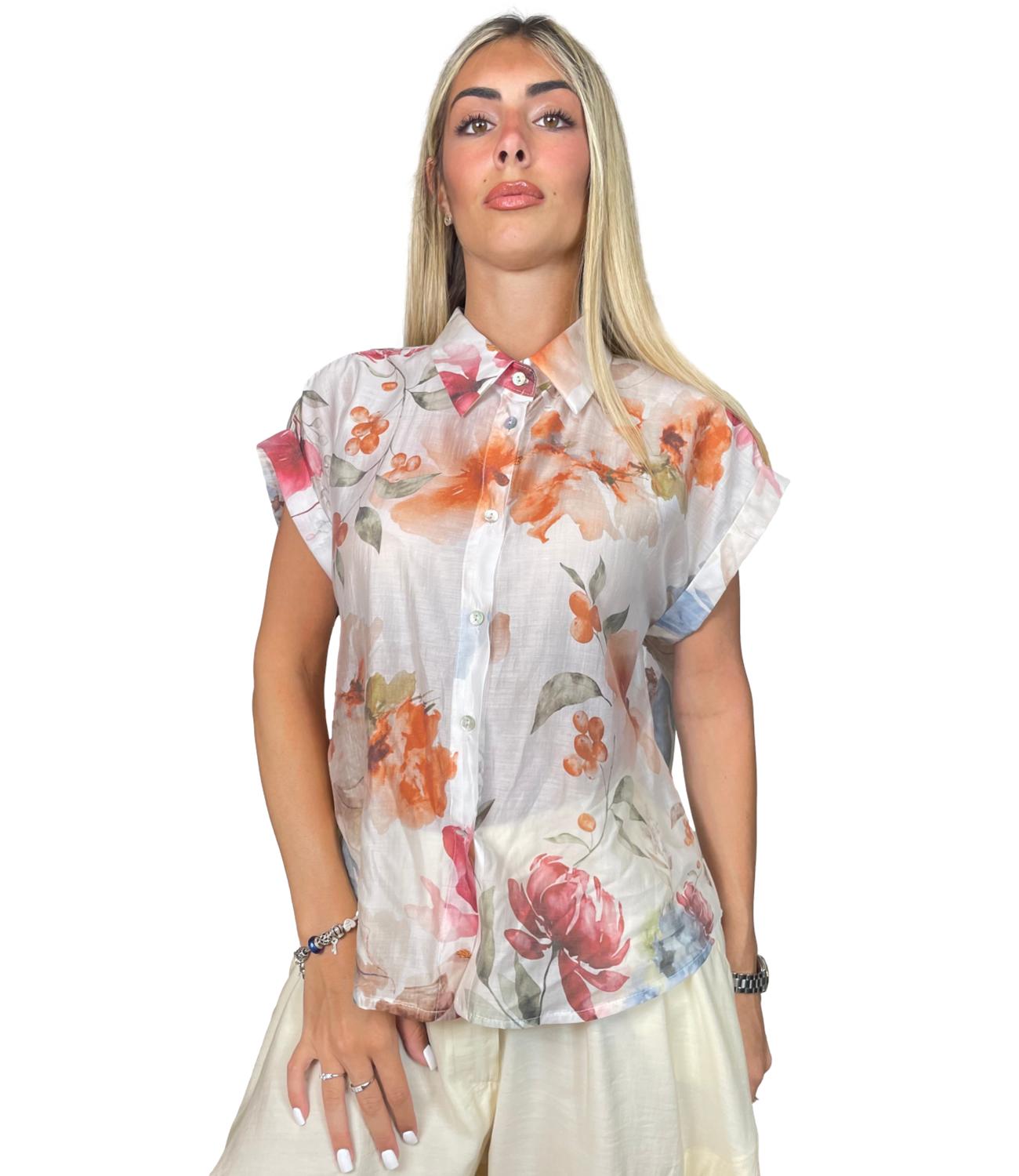 Susy Mix Camicia Latte Donna