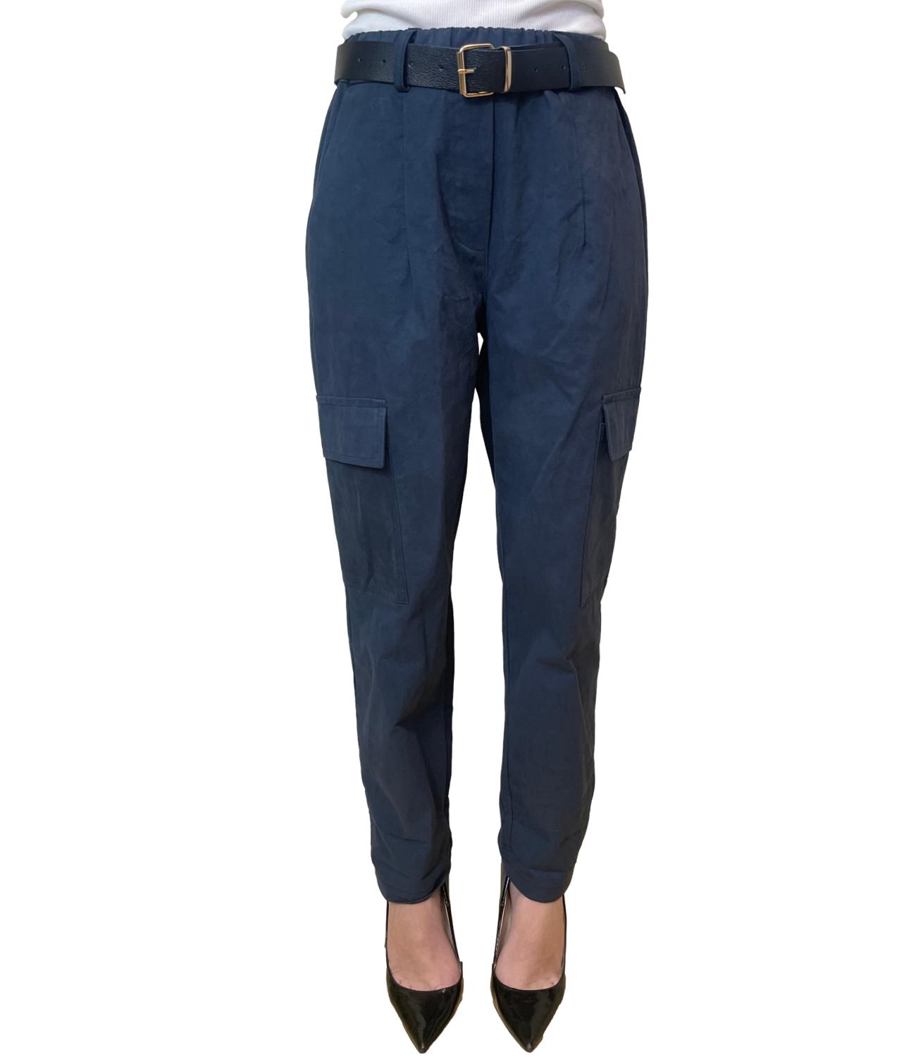 Susy Mix Pantalone C/Tasconi Blu Donna