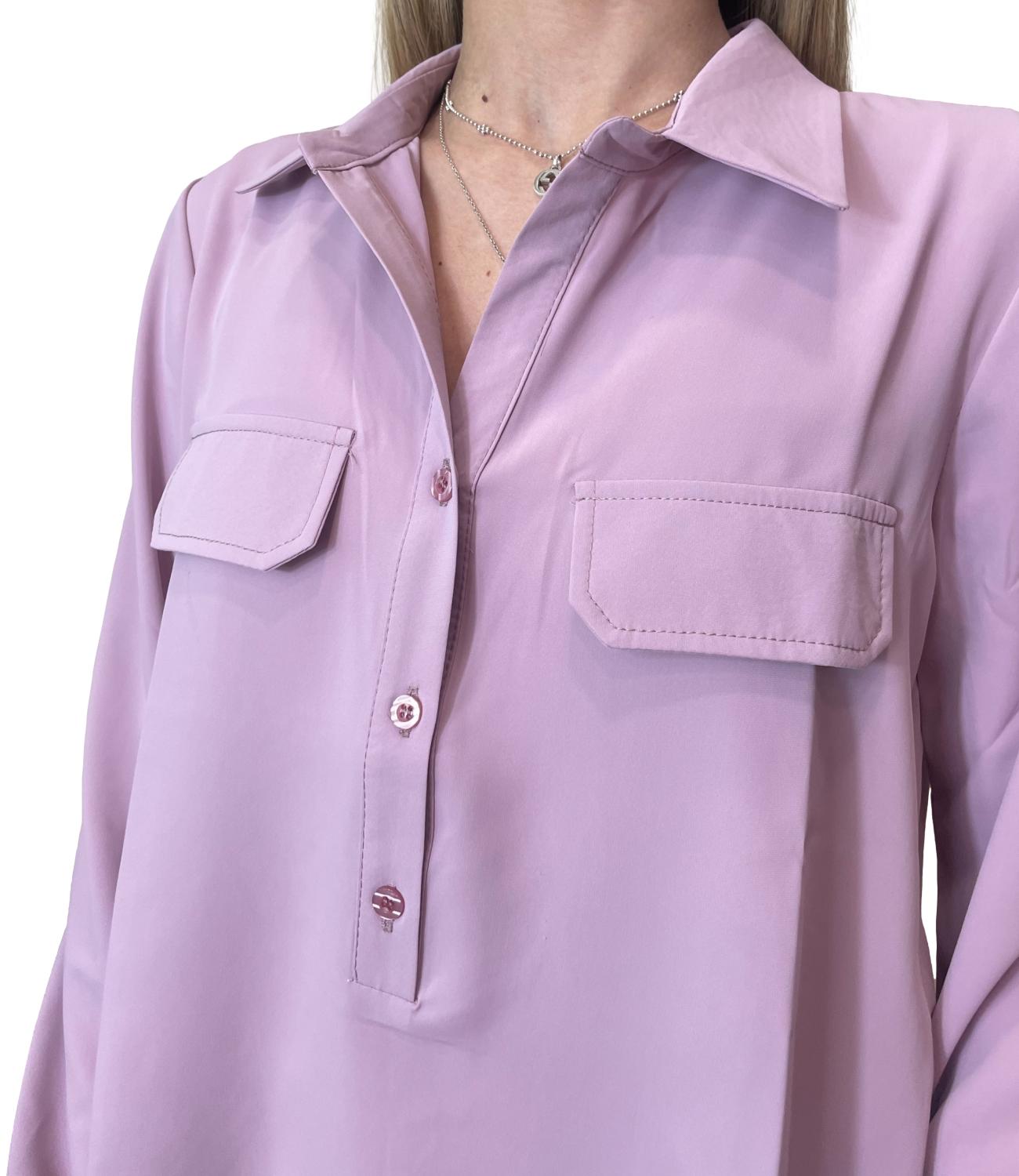 Susy Mix Camicia Lilla Donna