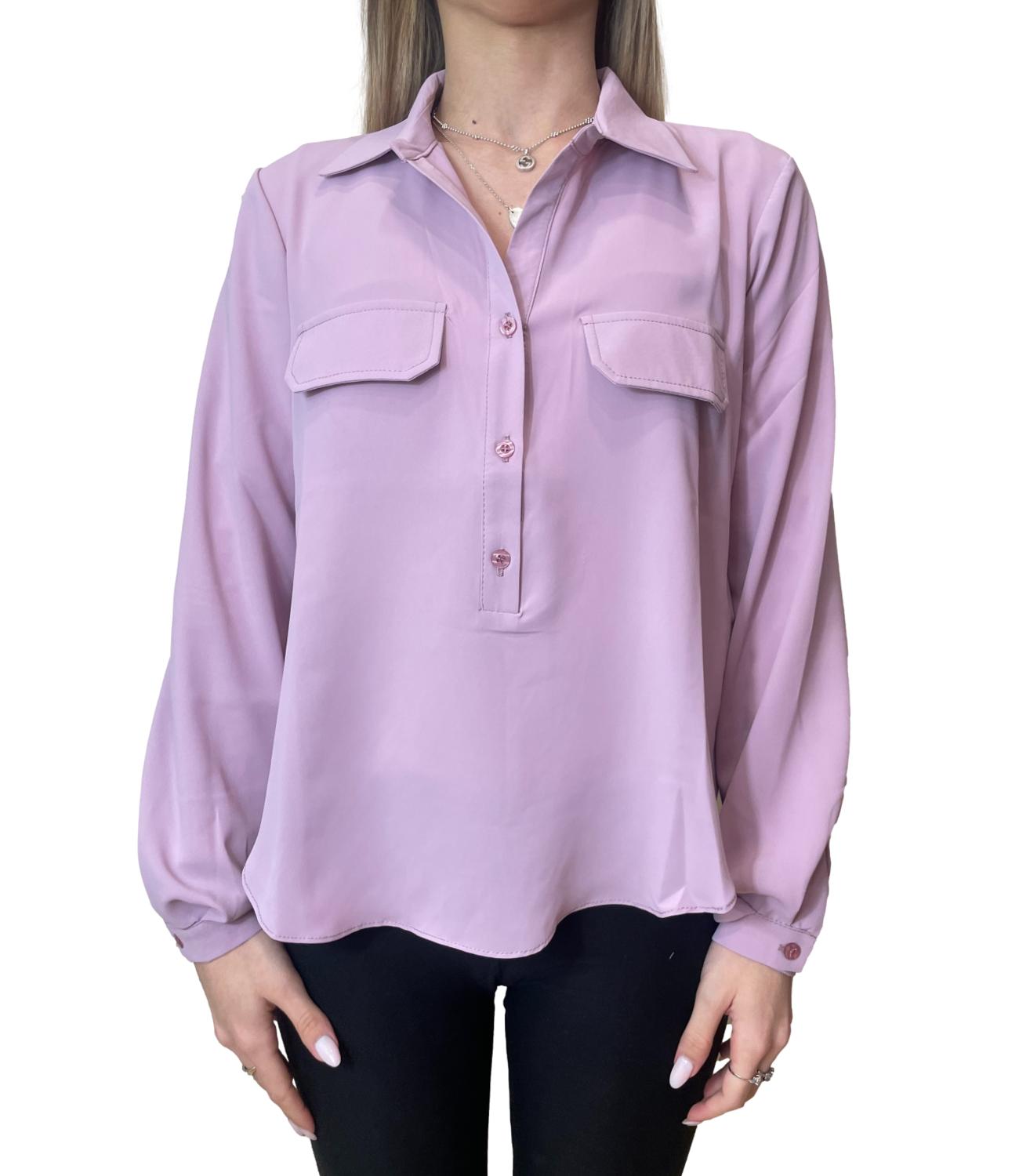 Susy Mix Camicia Lilla Donna