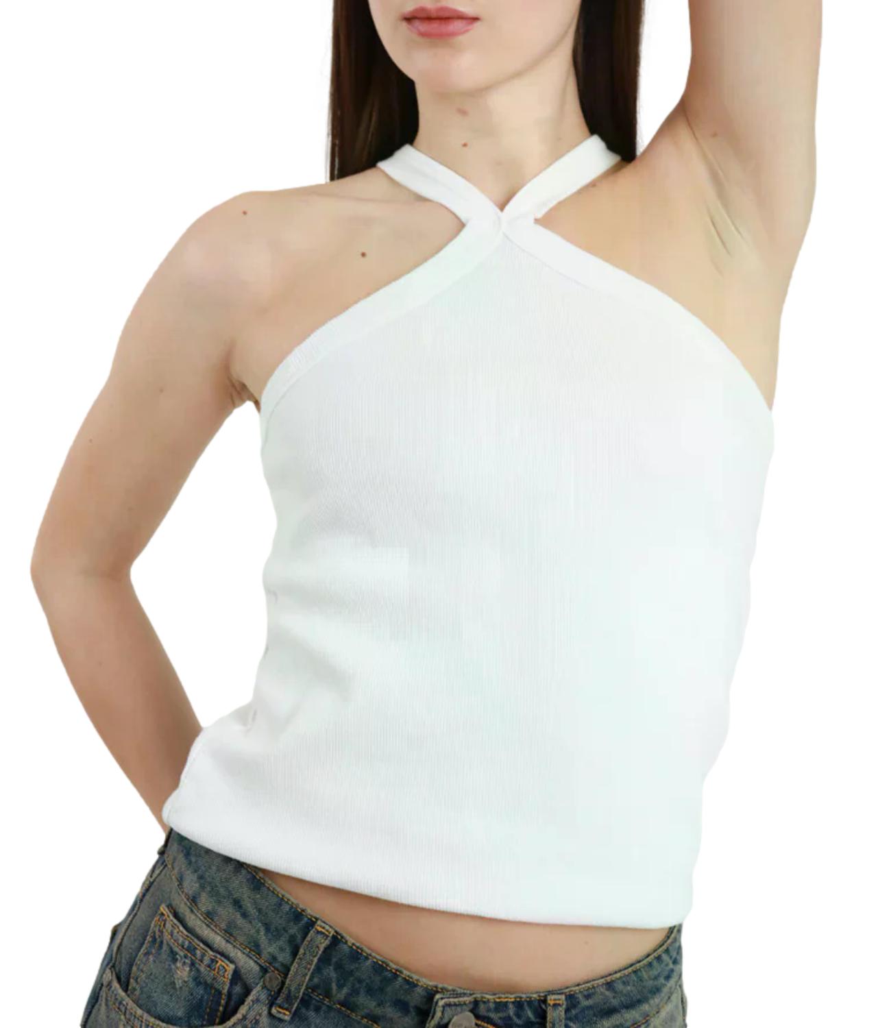 Susy Mix Canotta Bianco Donna