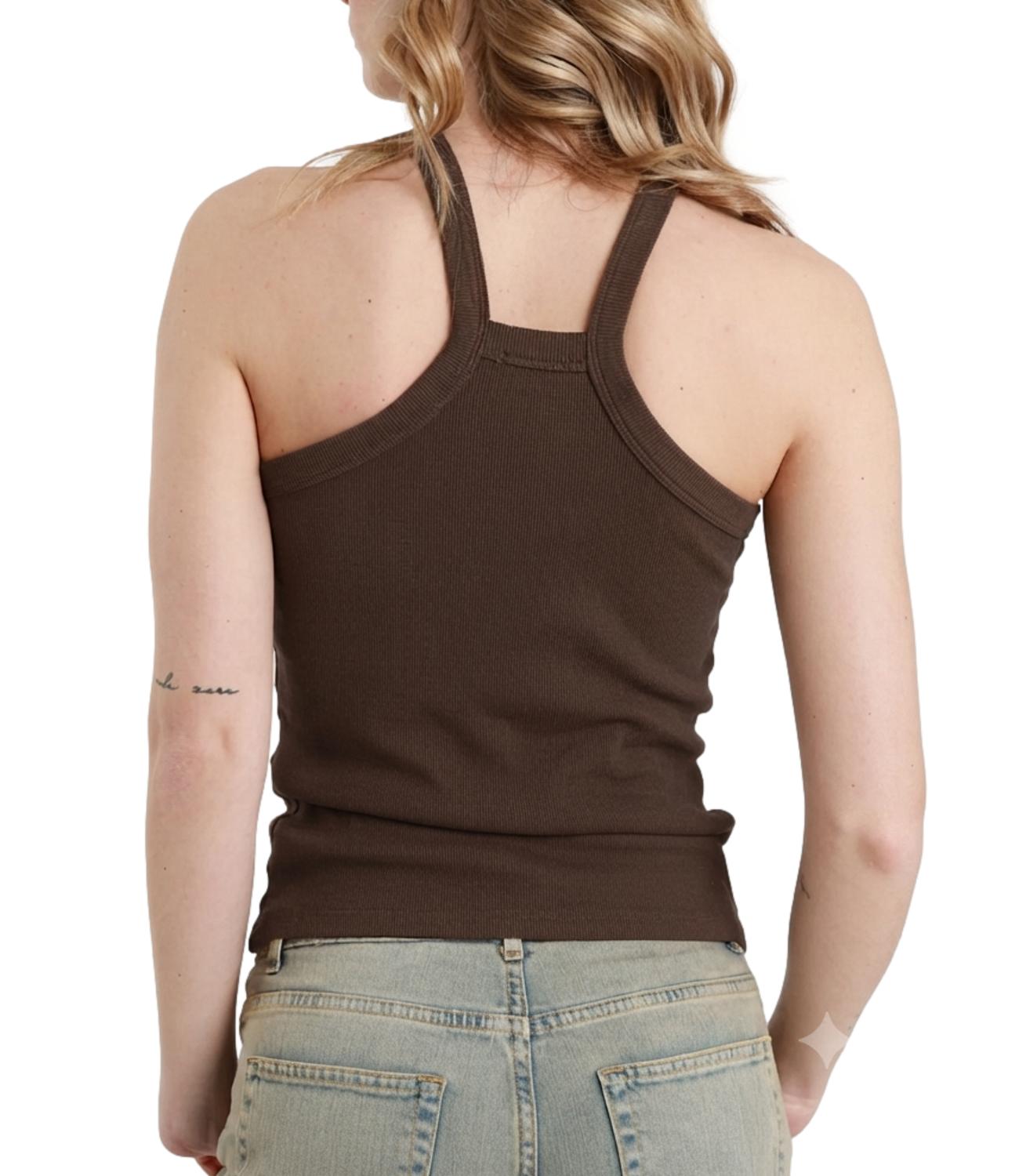 Susy Mix Canotta Cioccolato Donna