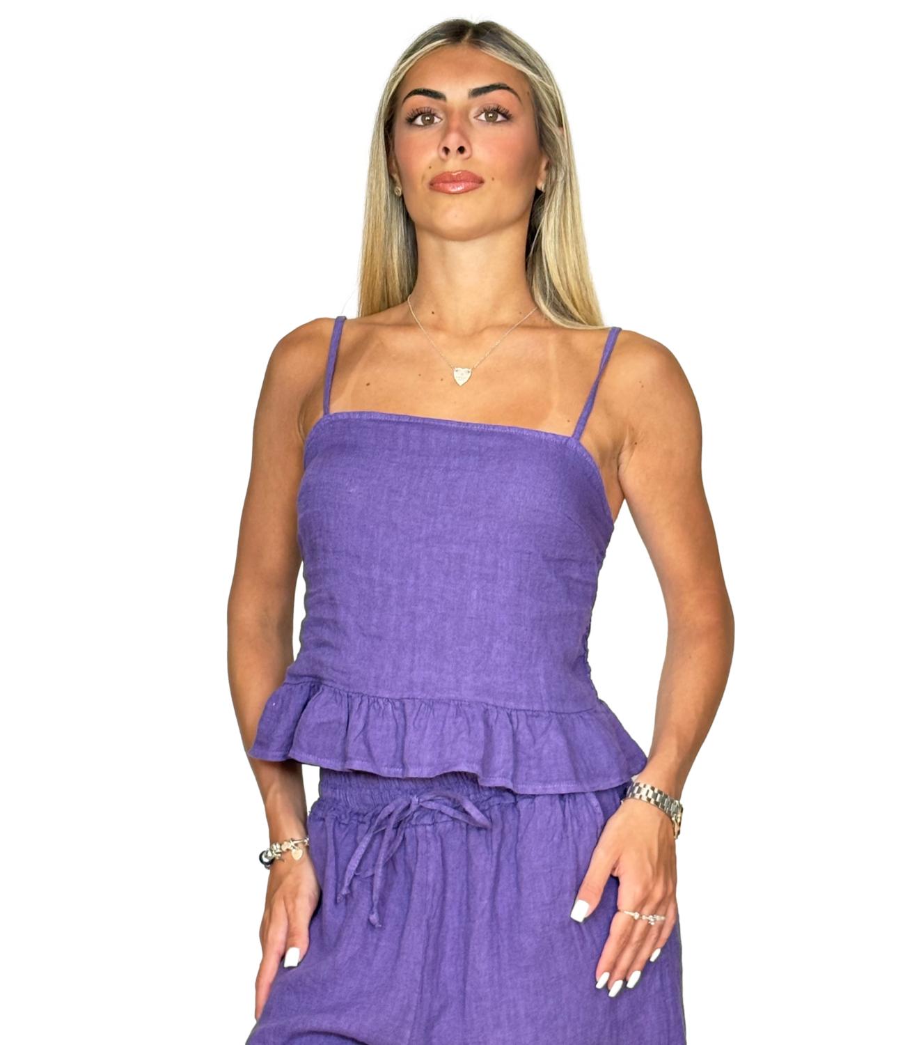 Susy Mix Top Viola Donna