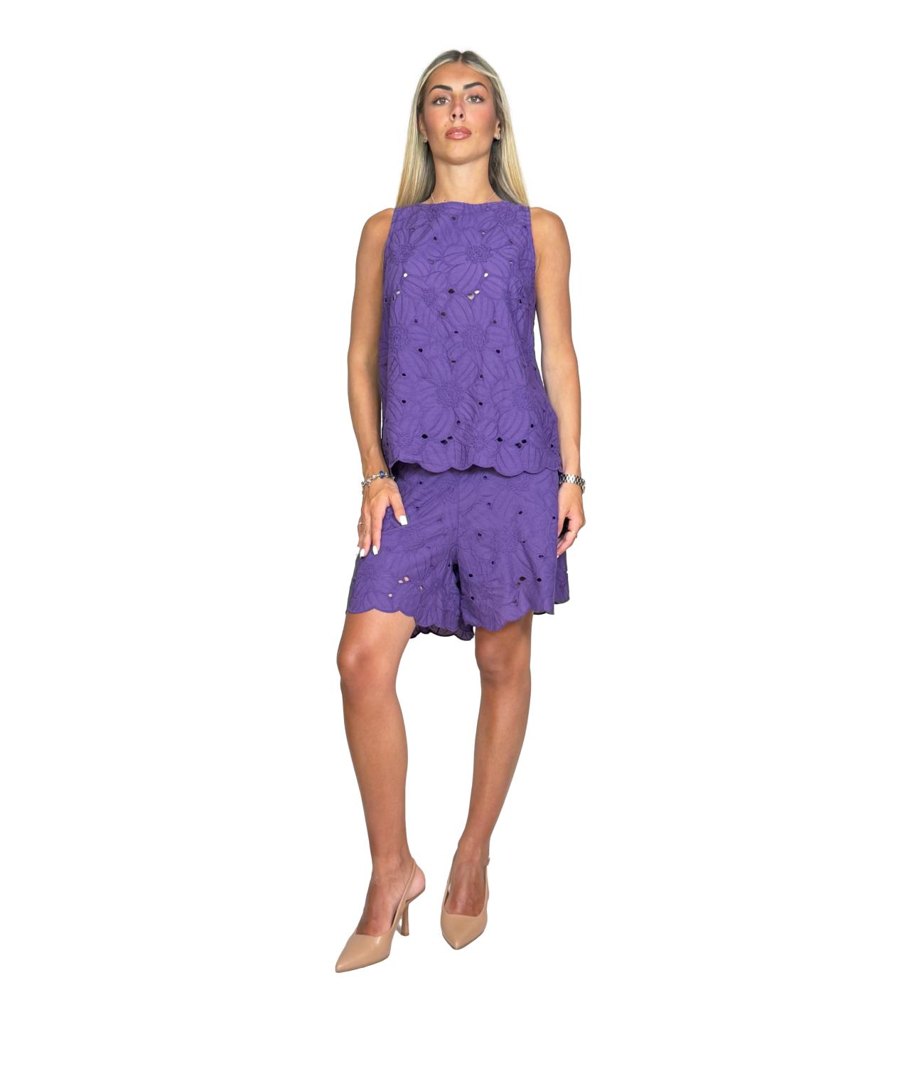 Susy Mix Short Viola Donna