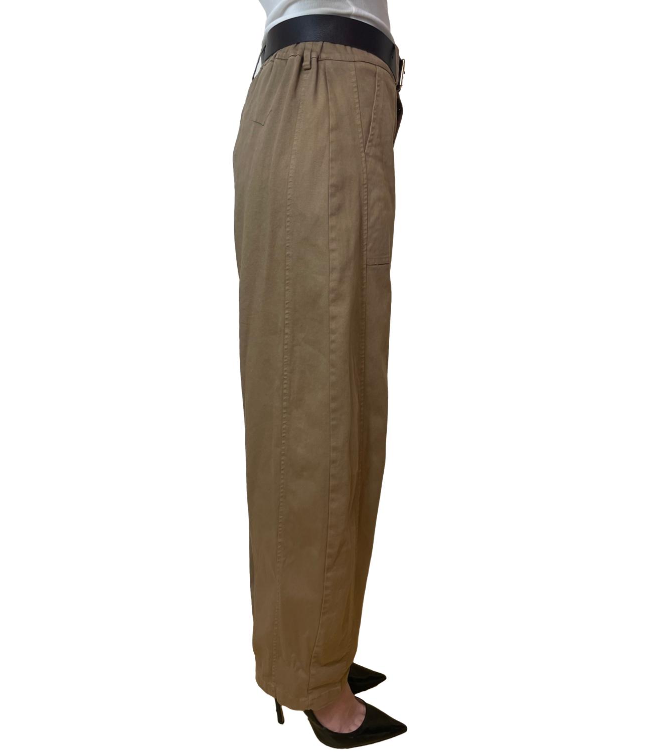 Susy Mix Pantalone Ovetto Cammello Donna