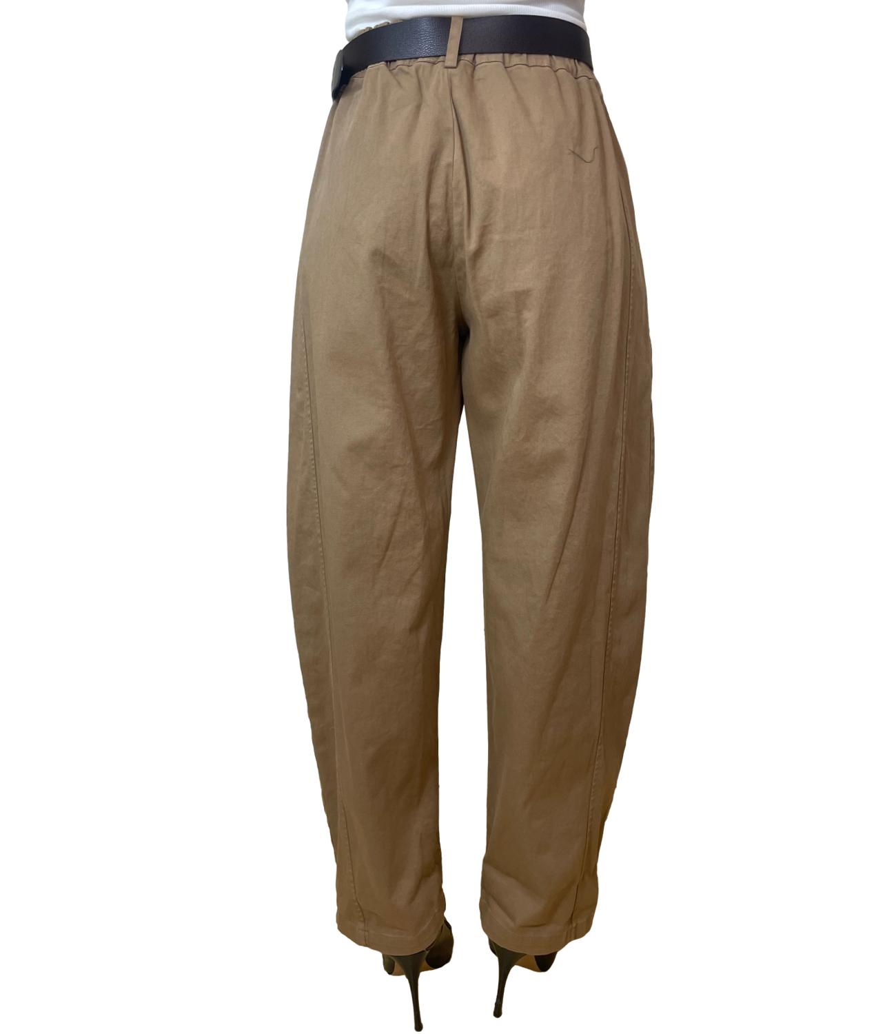 Susy Mix Pantalone Ovetto Cammello Donna
