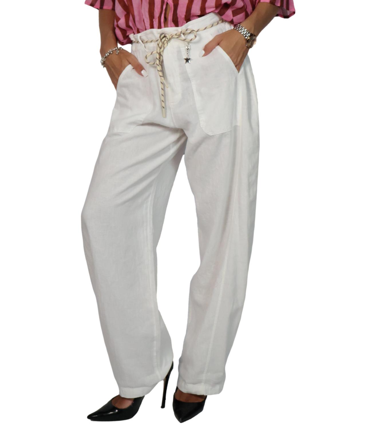 Susy Mix Pantalone Latte Donna
