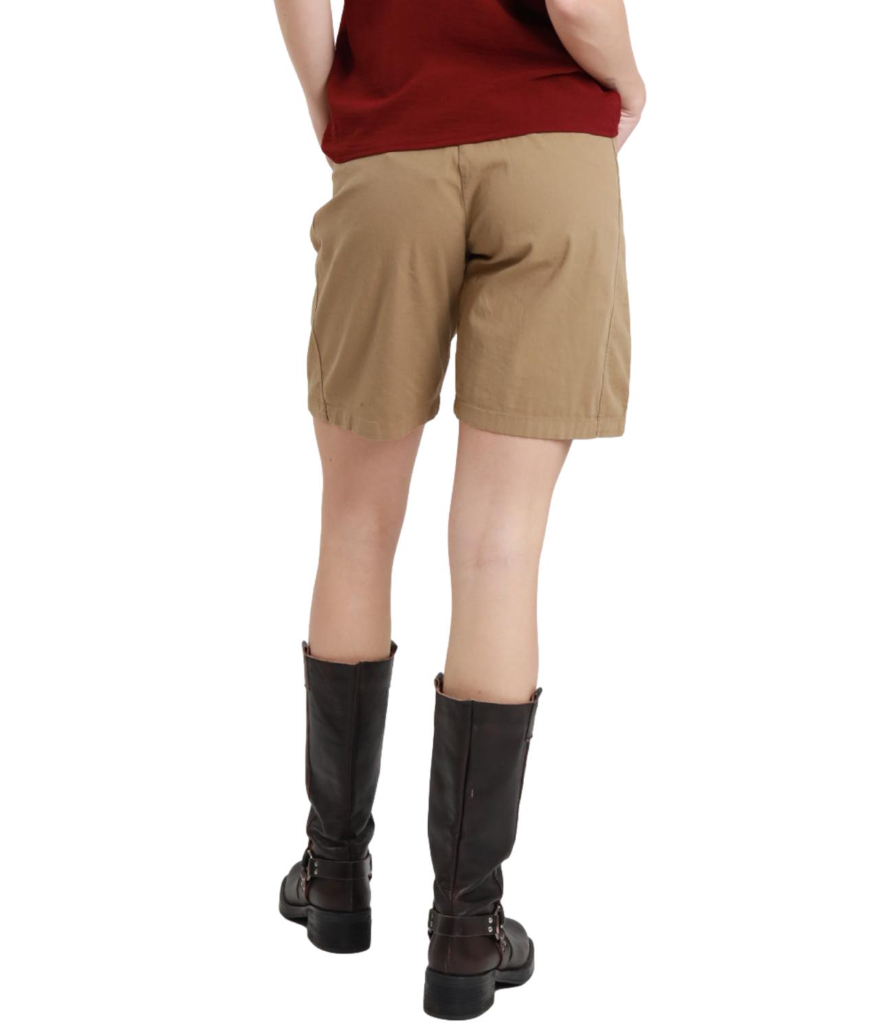Susy Mix Short Stellina Cammello Donna