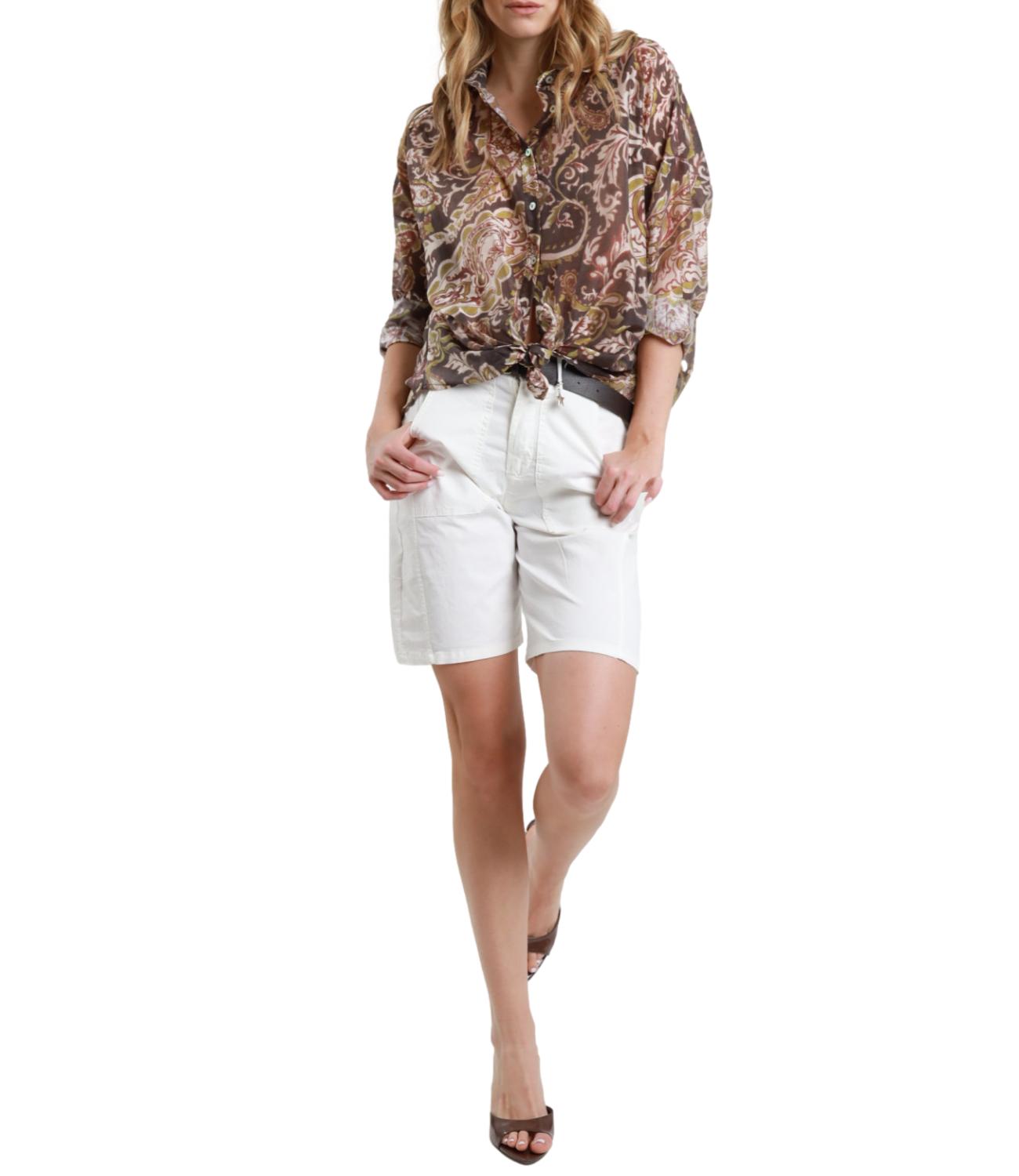 Susy Mix Short Stellina Latte Donna