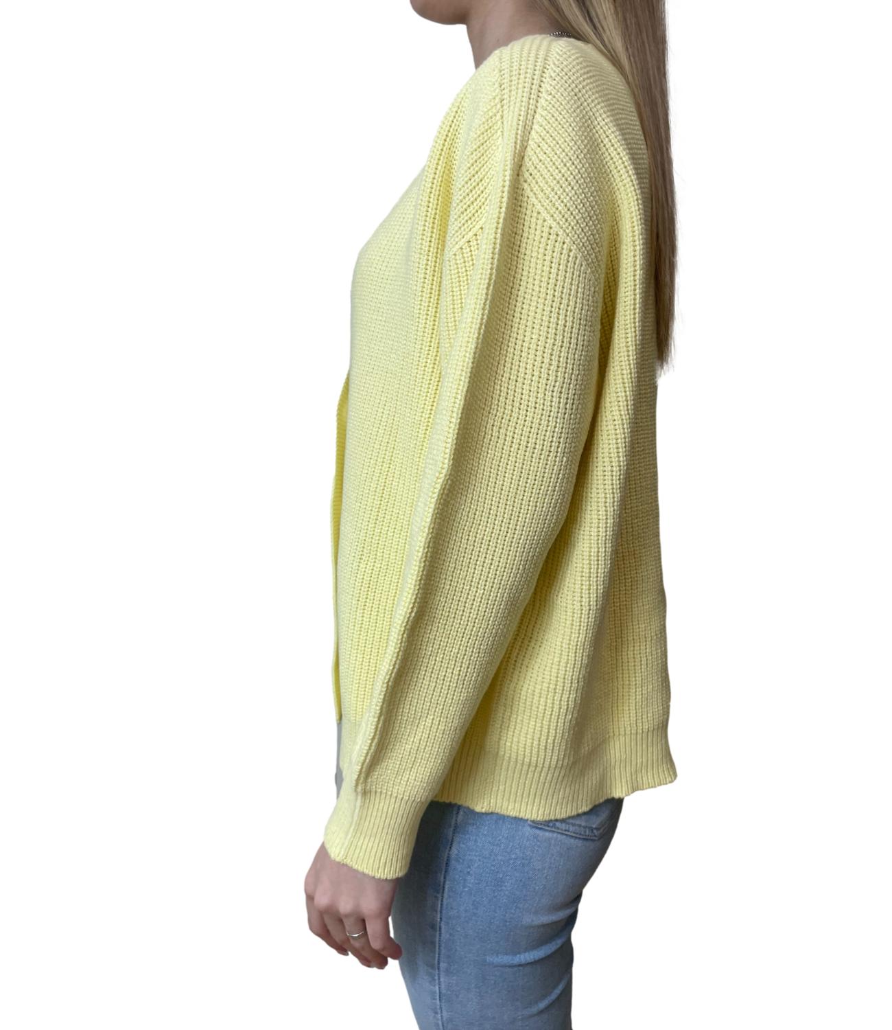 SUSY MIX cardigan giallo donna