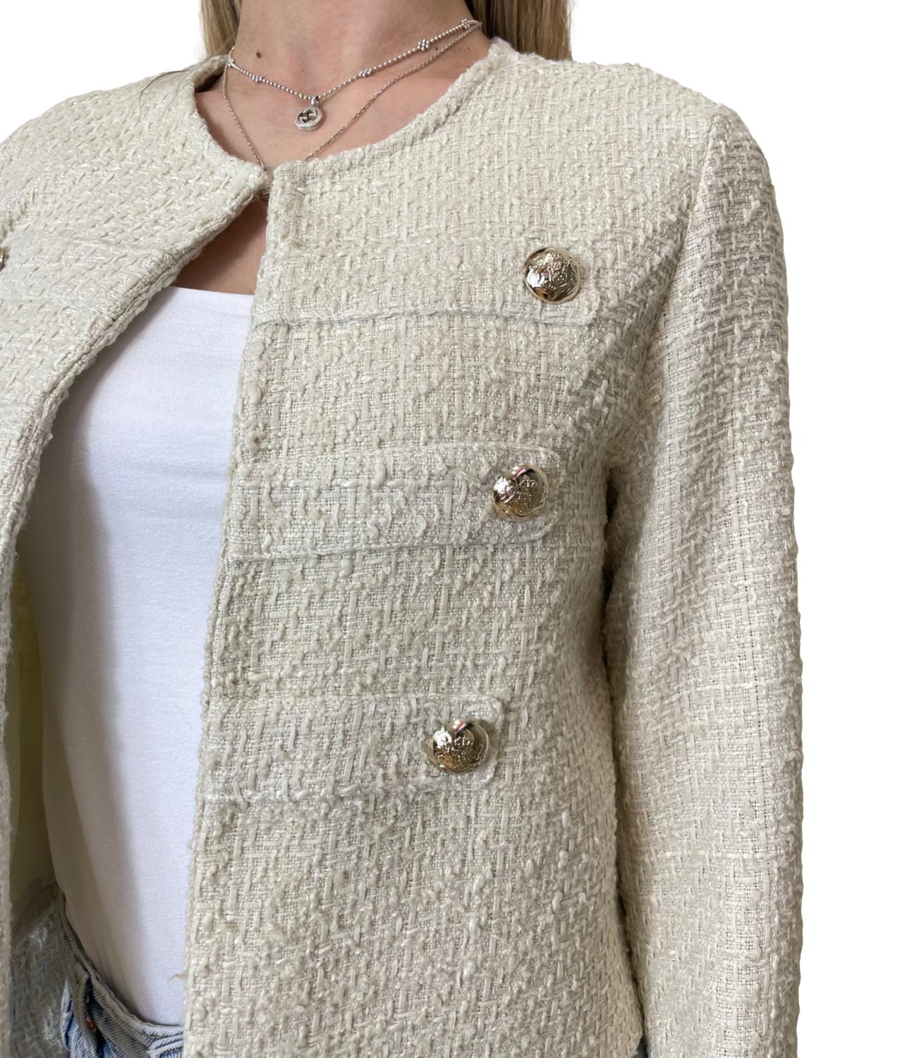 Susy Mix Giacca Panna Donna