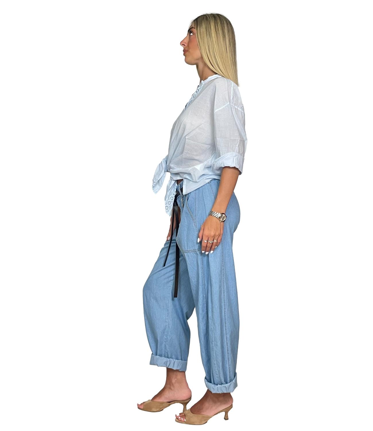 Susy Mix Camicia Azzurro Donna