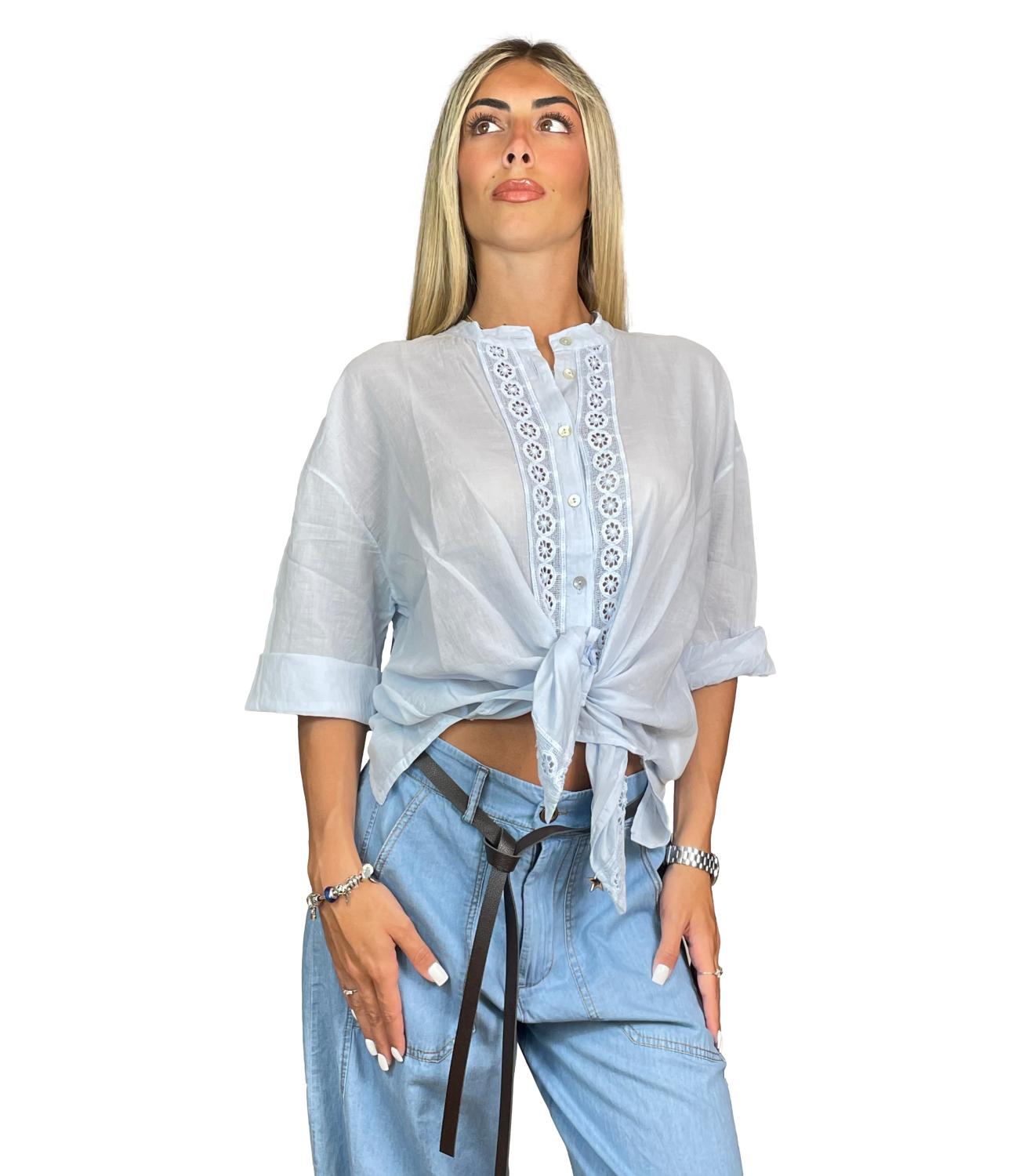 Susy Mix Camicia Azzurro Donna
