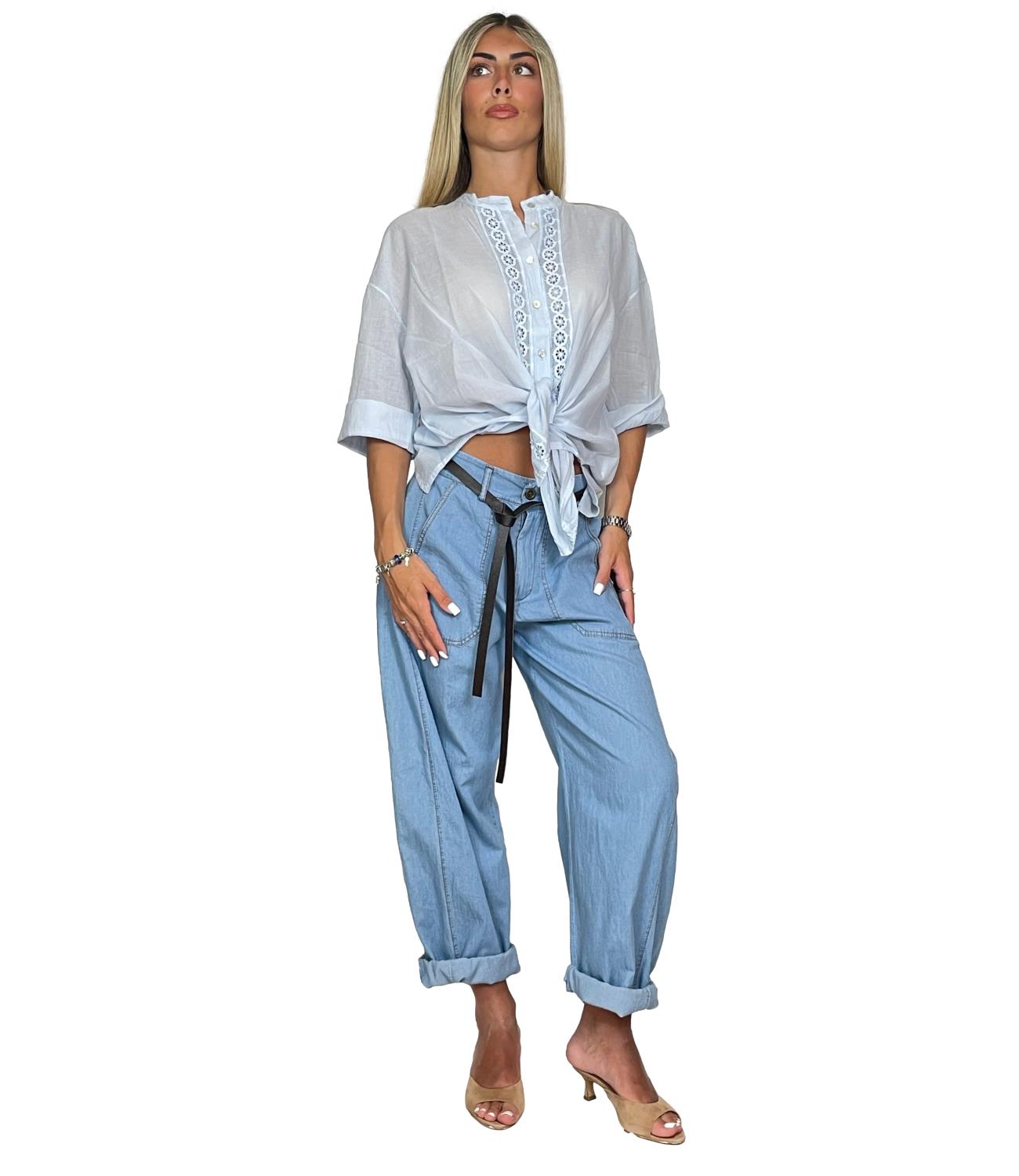 Susy Mix Camicia Azzurro Donna