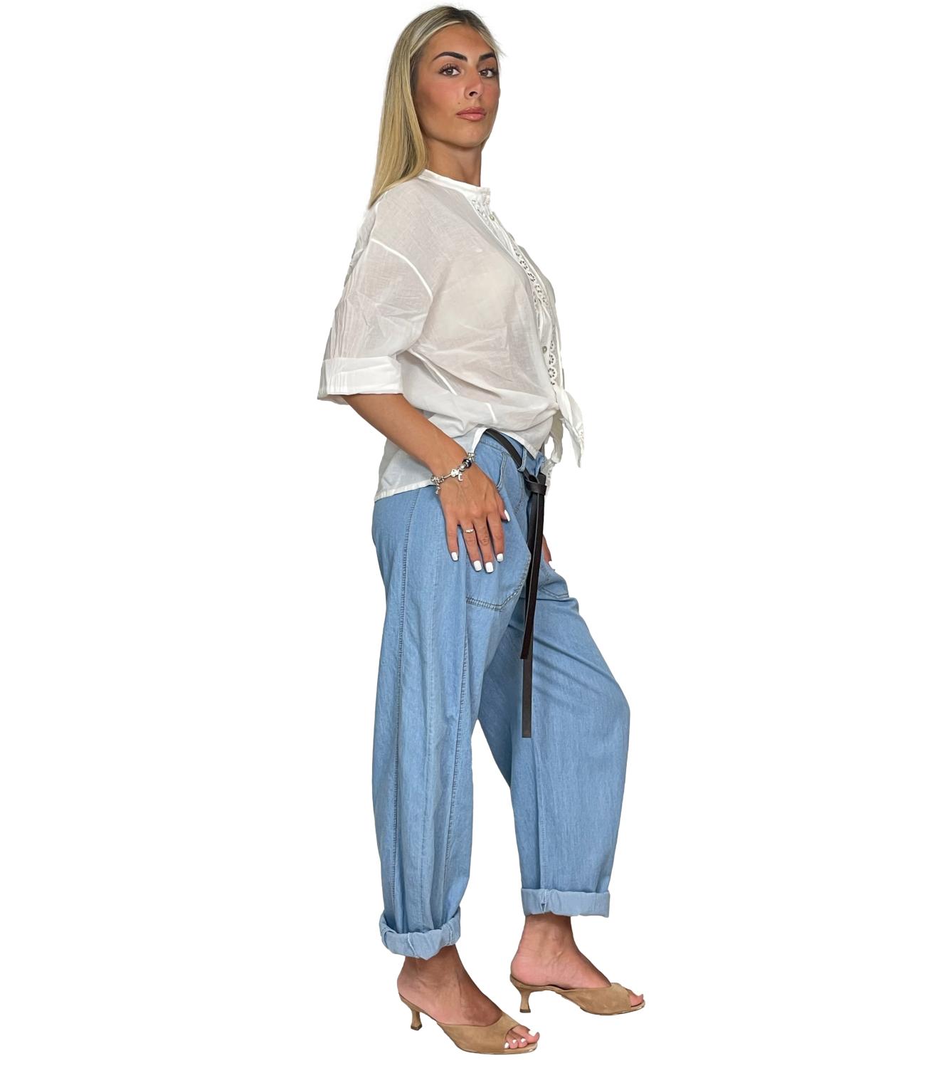 Susy Mix Camicia Latte Donna