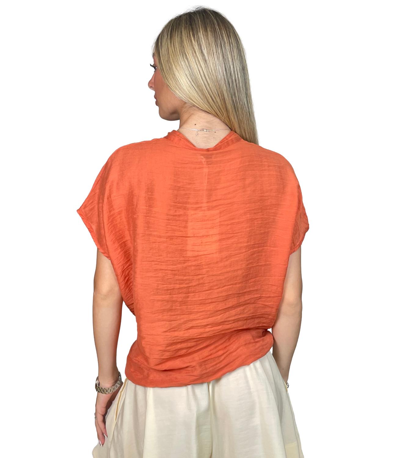 Susy Mix Camicia Arancio Donna