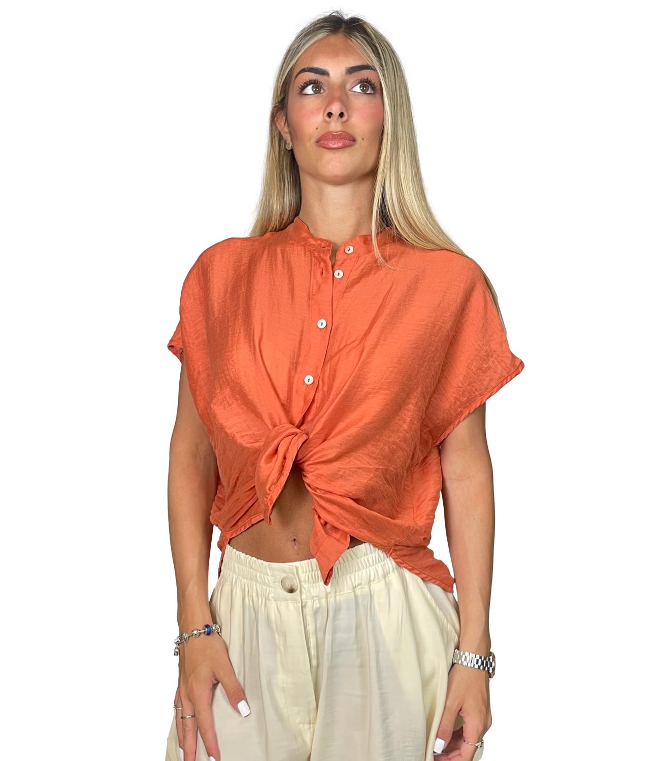 Susy Mix Camicia Arancio Donna