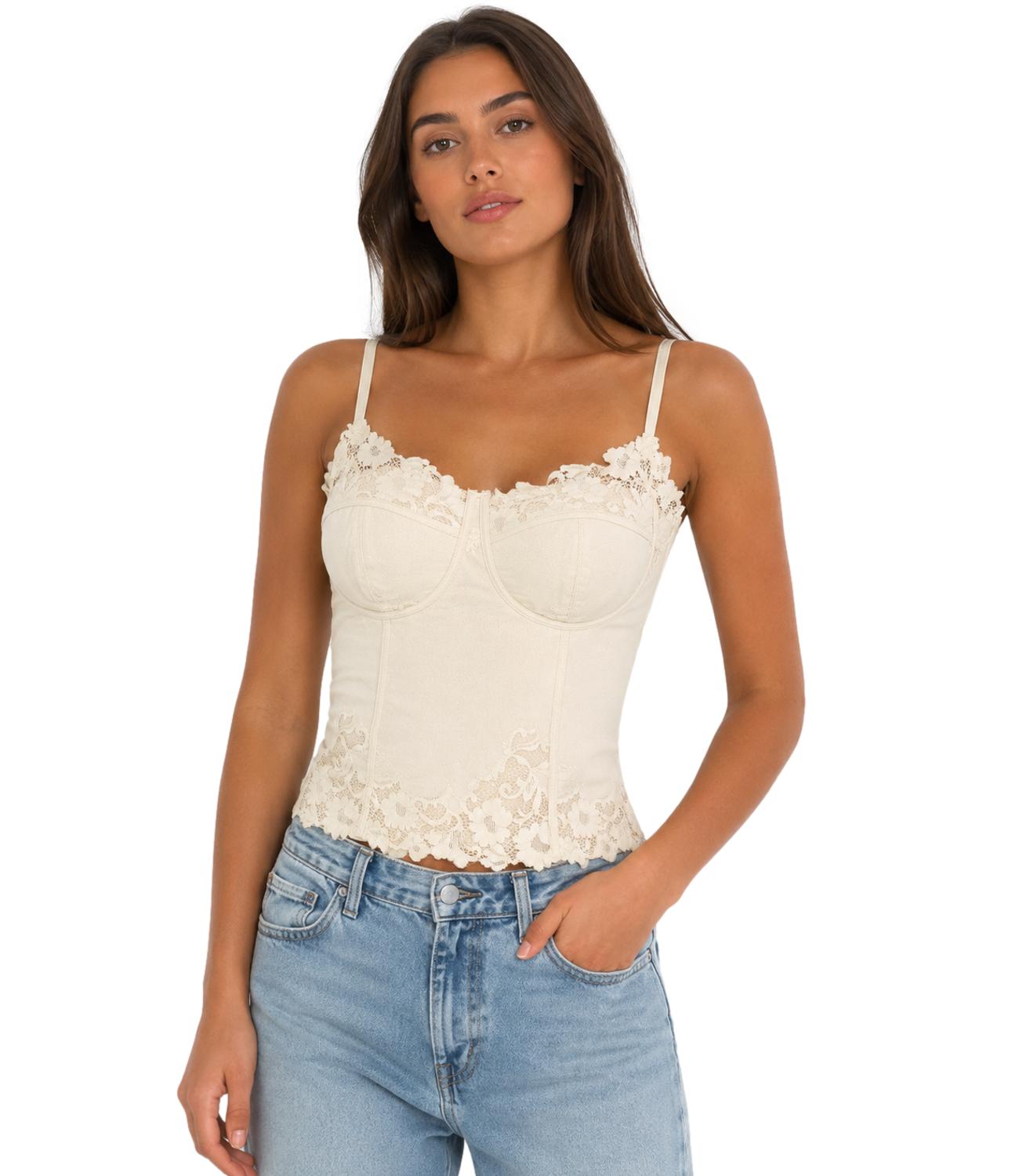 Susy Mix Bustino Latte Donna