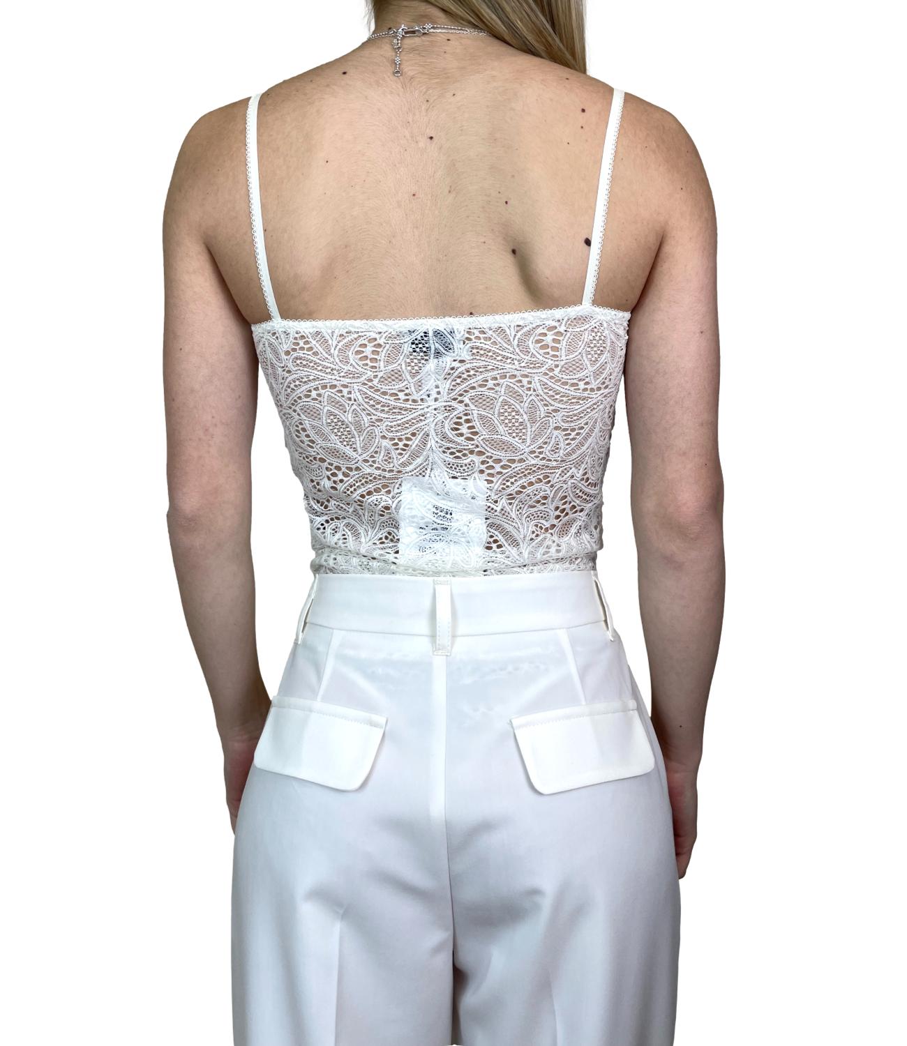 Susy Mix Body Pizzo Latte Donna