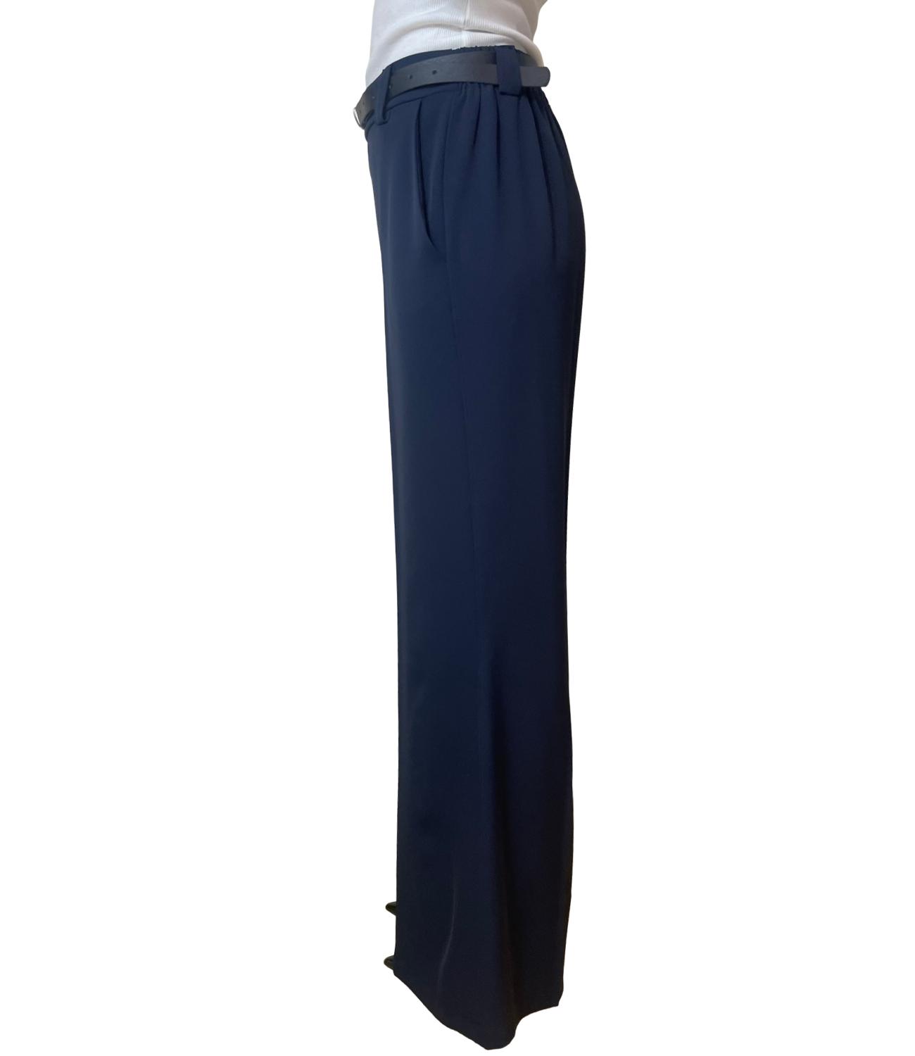 Susy Mix Pantalone Fluido Blu Donna