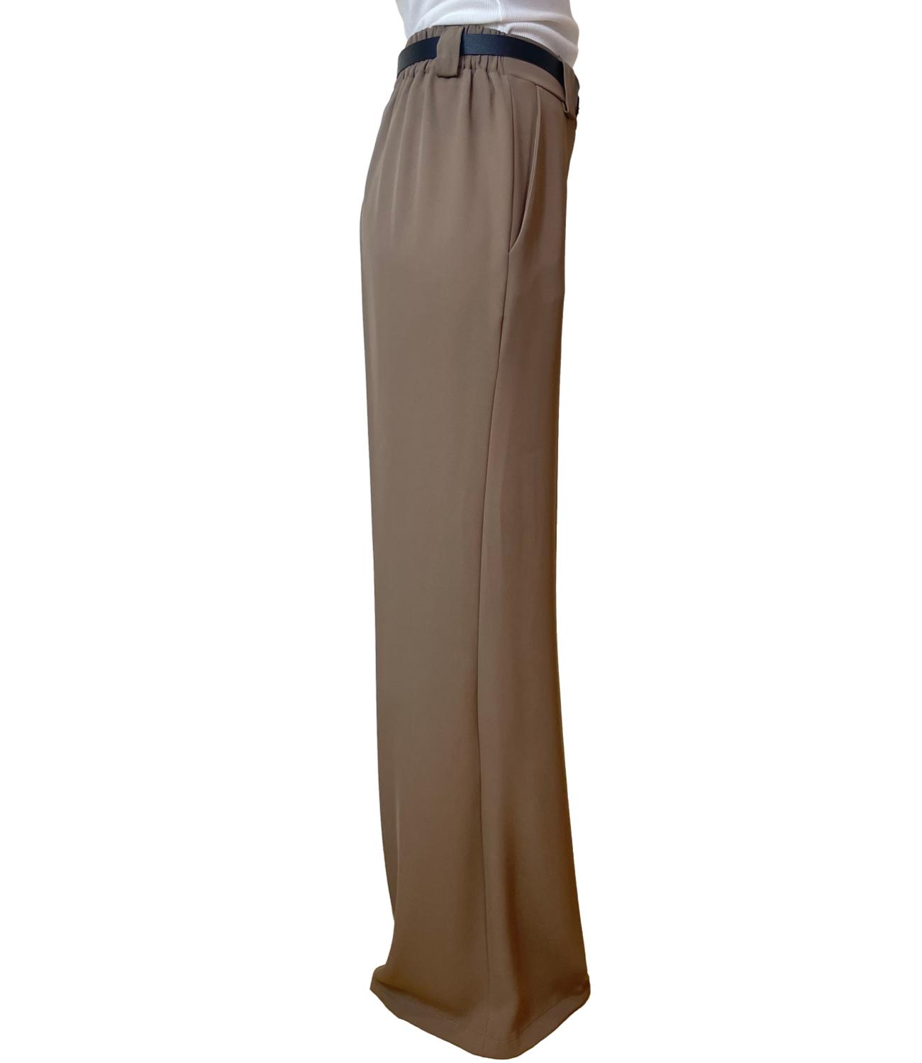 Susy Mix Pantalone Fluido Fango Donna
