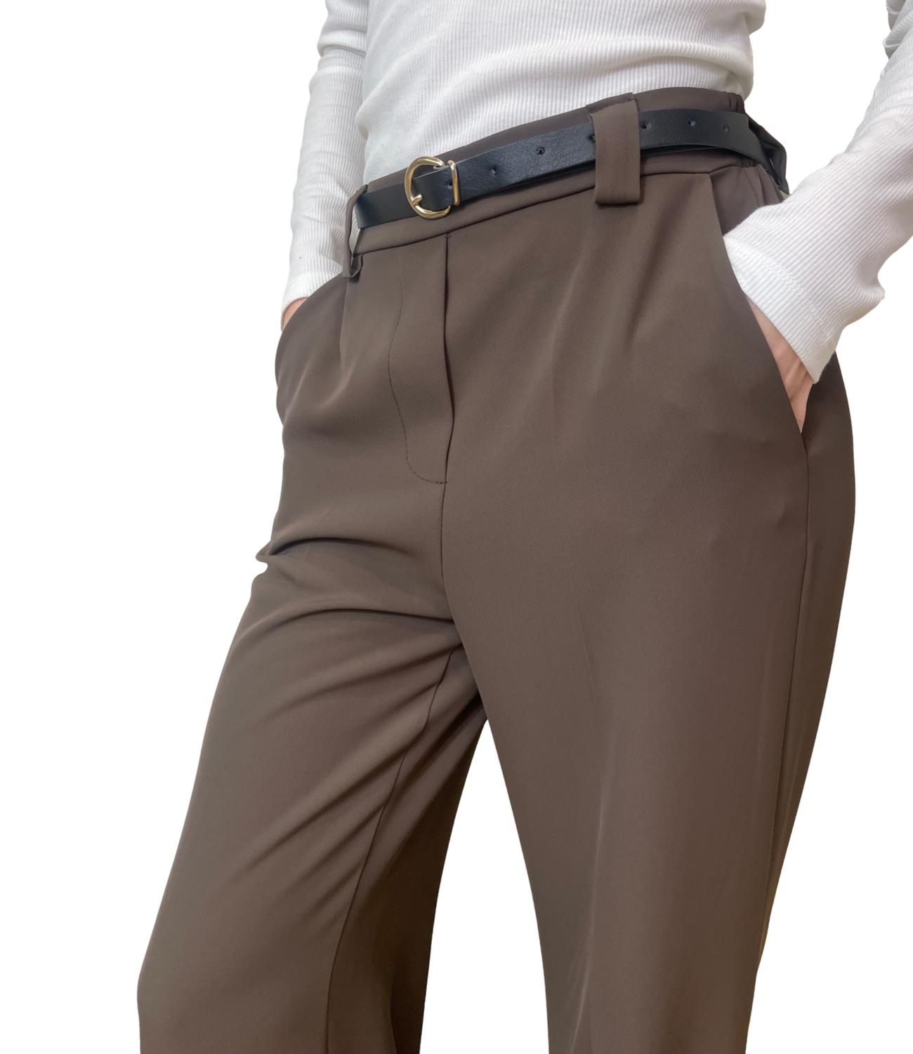 Susy Mix Pantalone Fluido Moro Donna