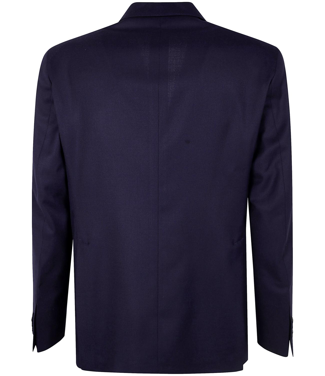 Montecarlo Giacca hopsack blu