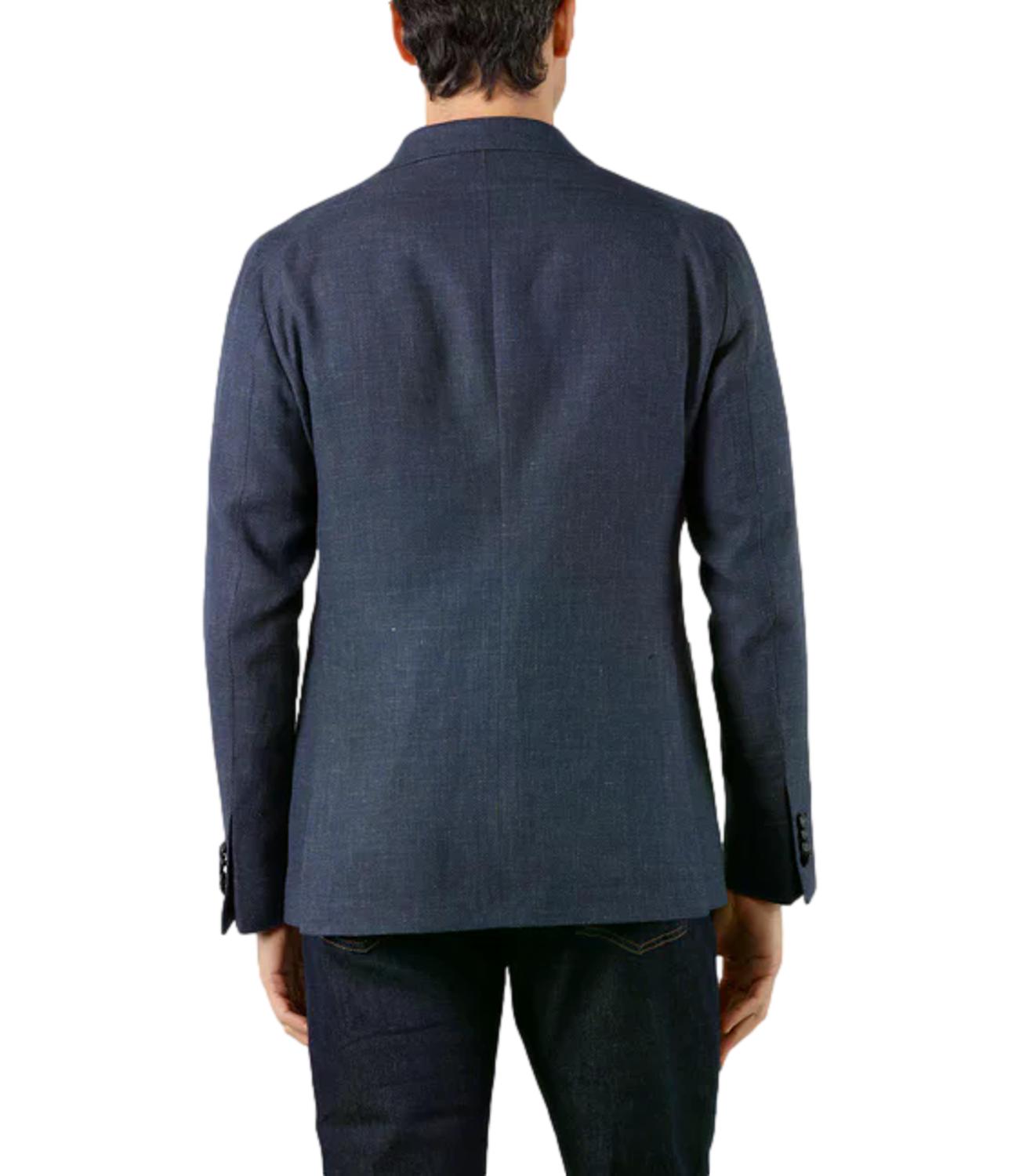 giacca blu uomo