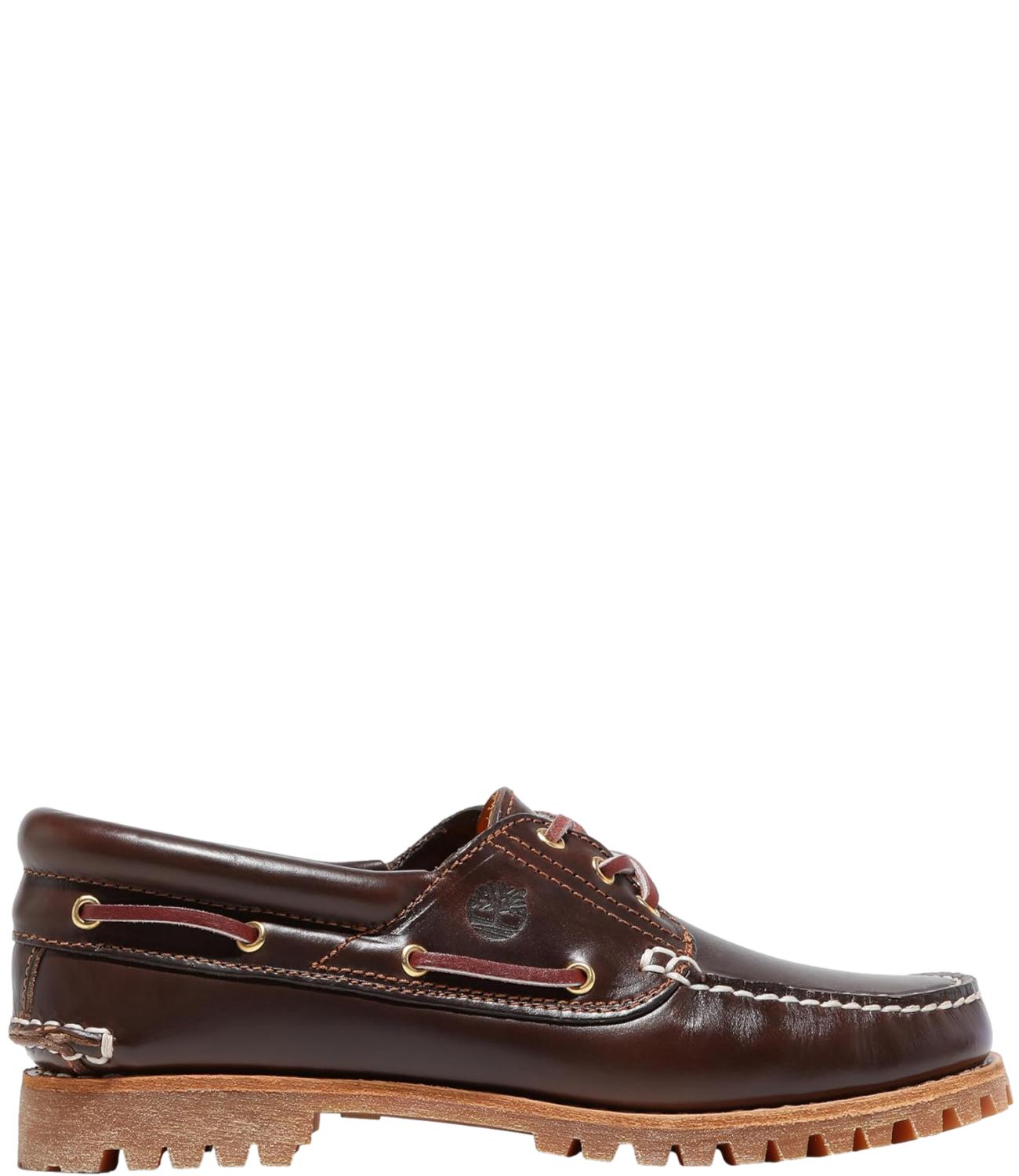Mocassino Donna Marrone Auth Boat