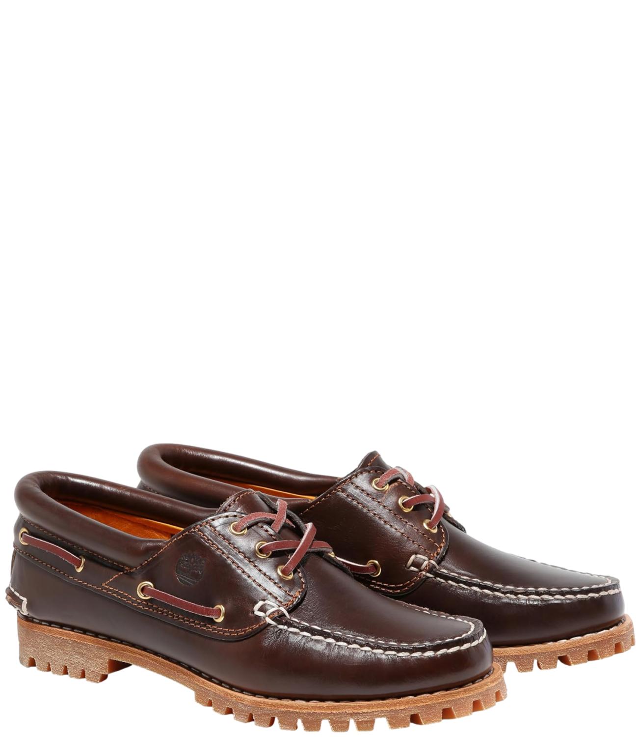 Mocassino Donna Marrone Auth Boat