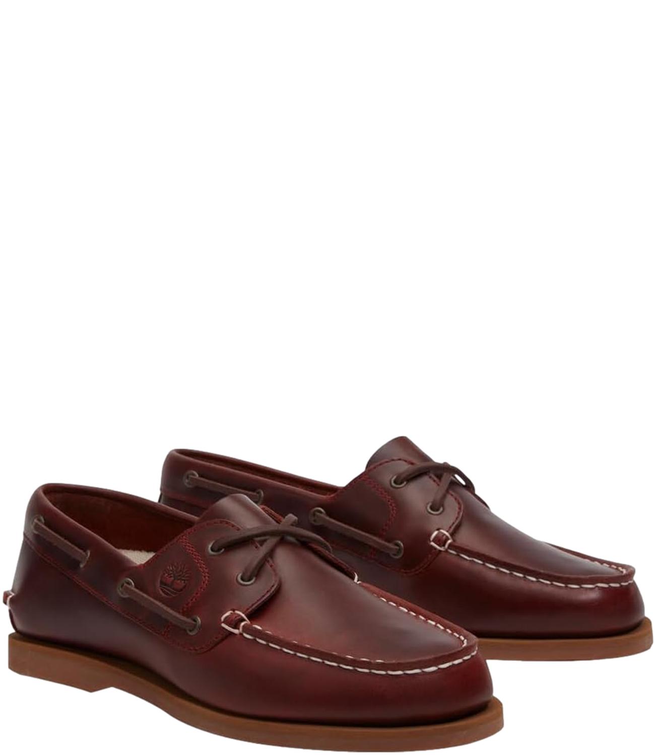 Timberland scarpa da barca classic boat burgundy