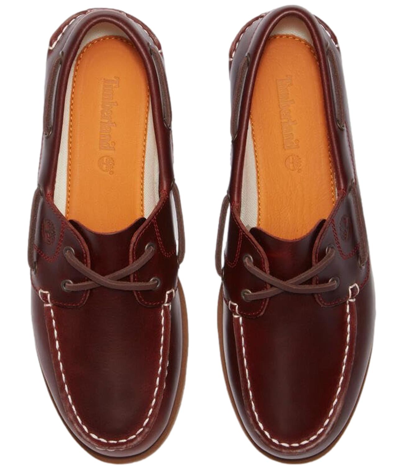 Timberland scarpa da barca classic boat burgundy