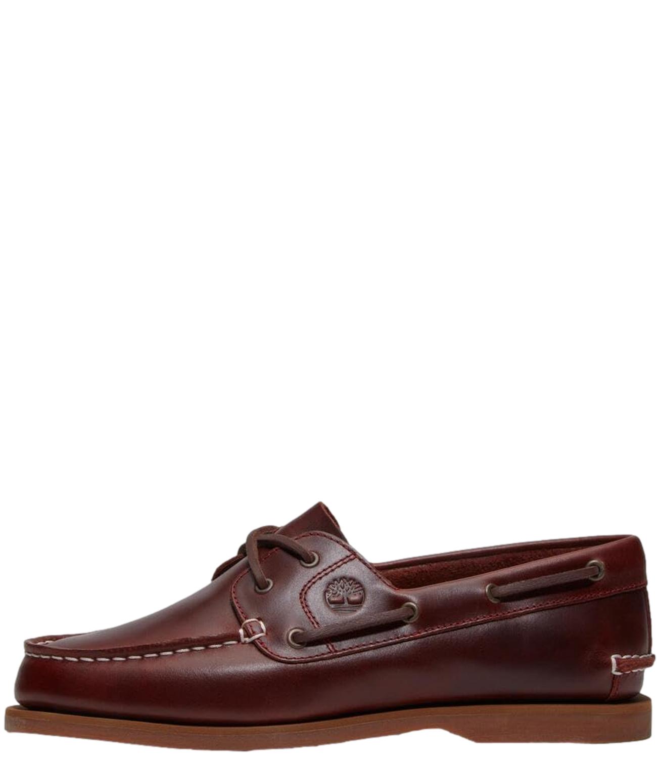 Timberland scarpa da barca classic boat burgundy