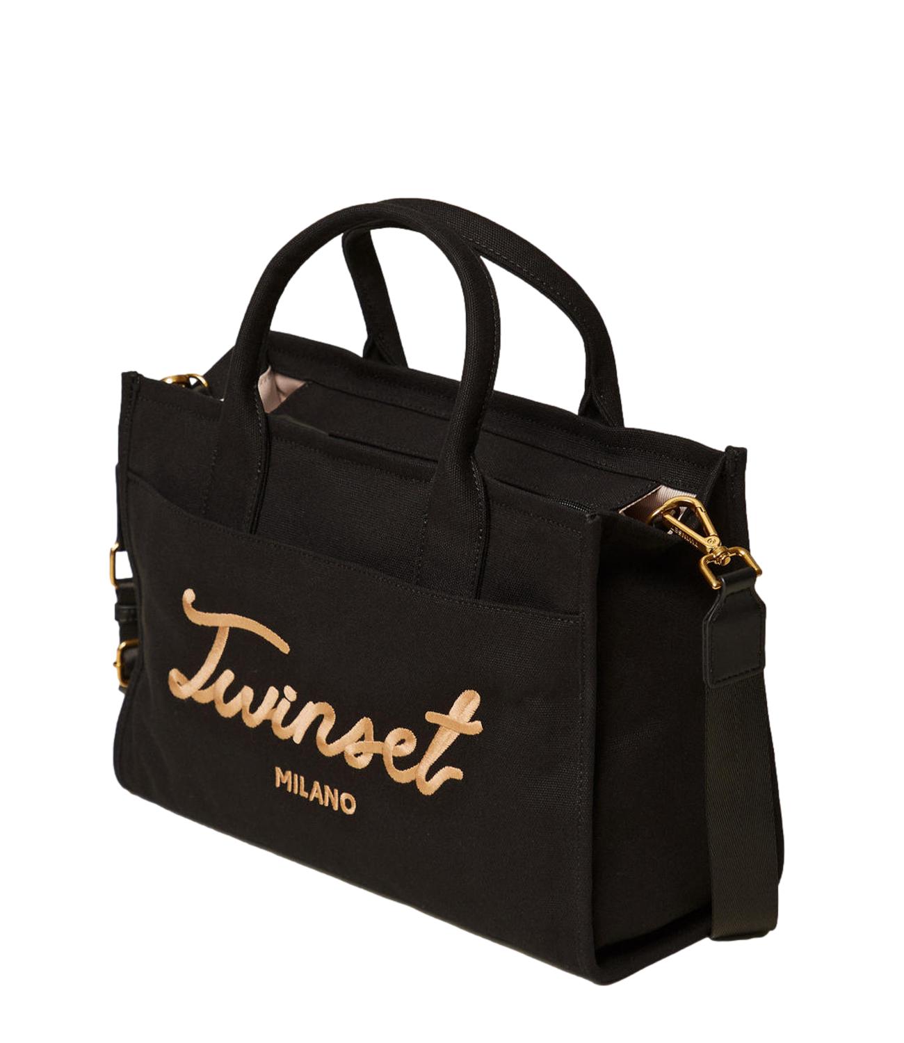 Twinset Borsa Tote Nero Donna