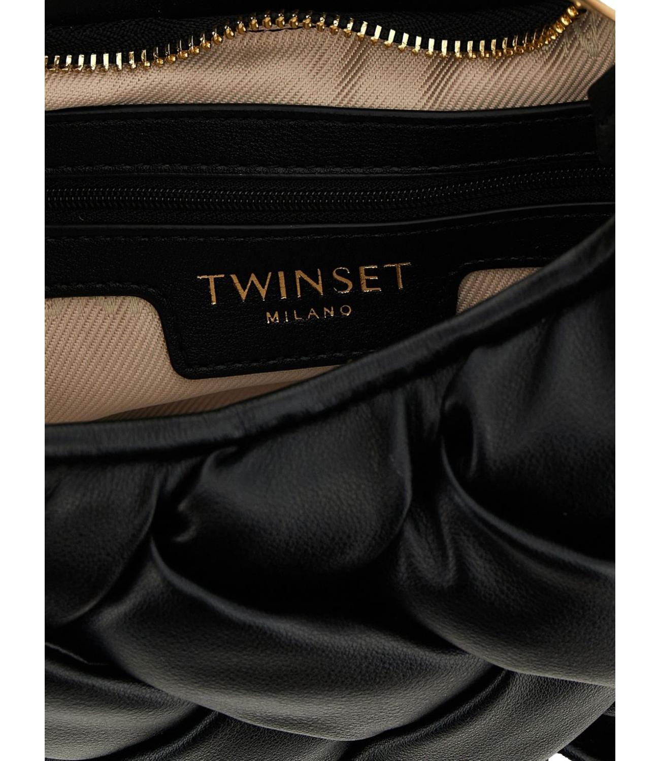 Twinset Borsa Croissant Nero Donna