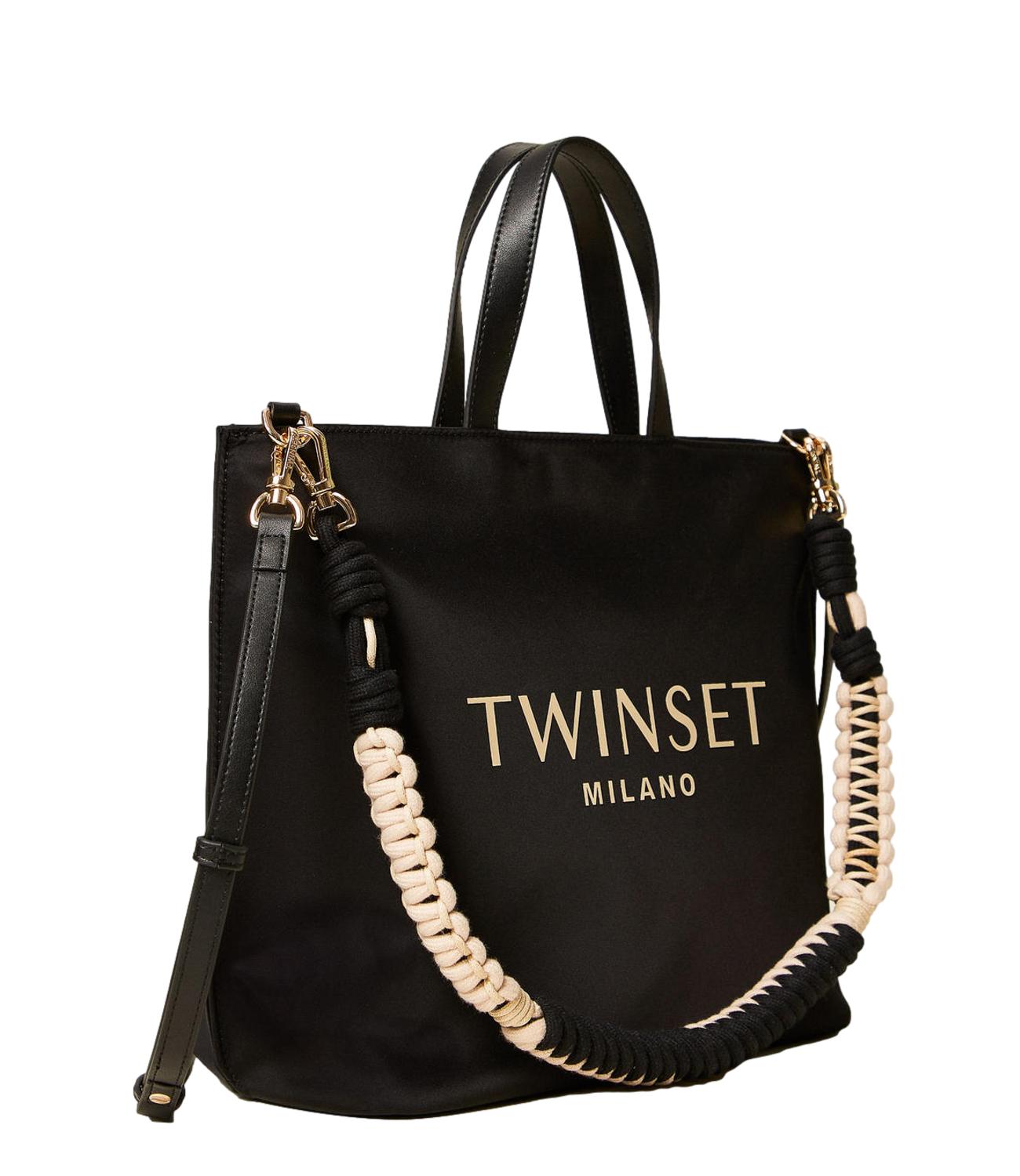 Twinset Borsa Tote Nero Donna