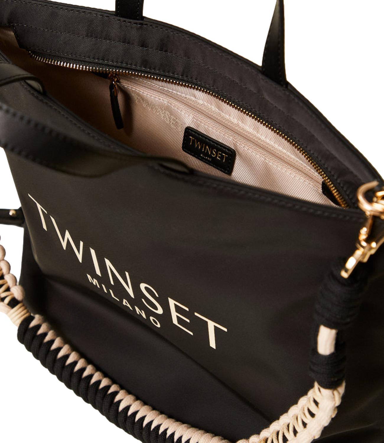 Twinset Borsa Tote Nero Donna