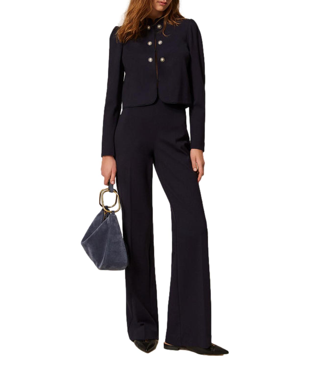 Twinset pantalone blue night donna
