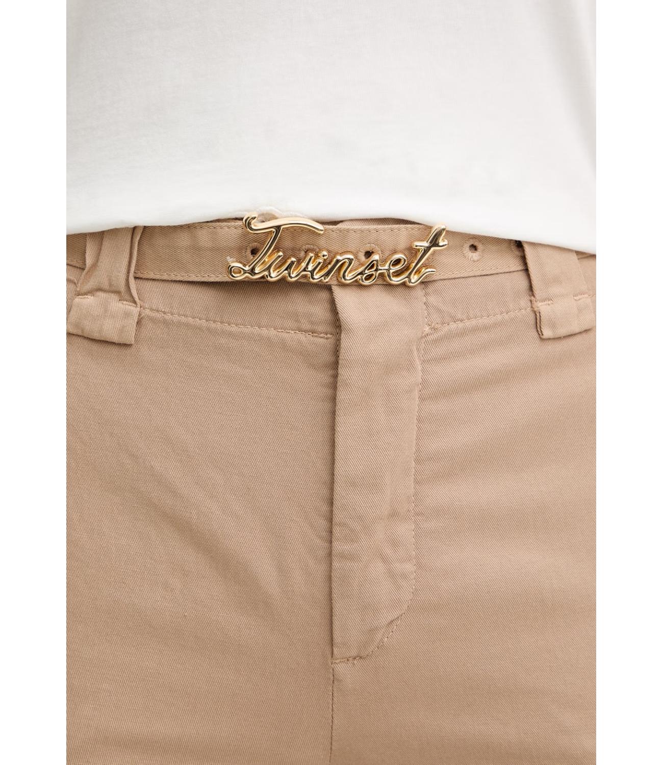 Twinset Pantalone con risvolto Donna