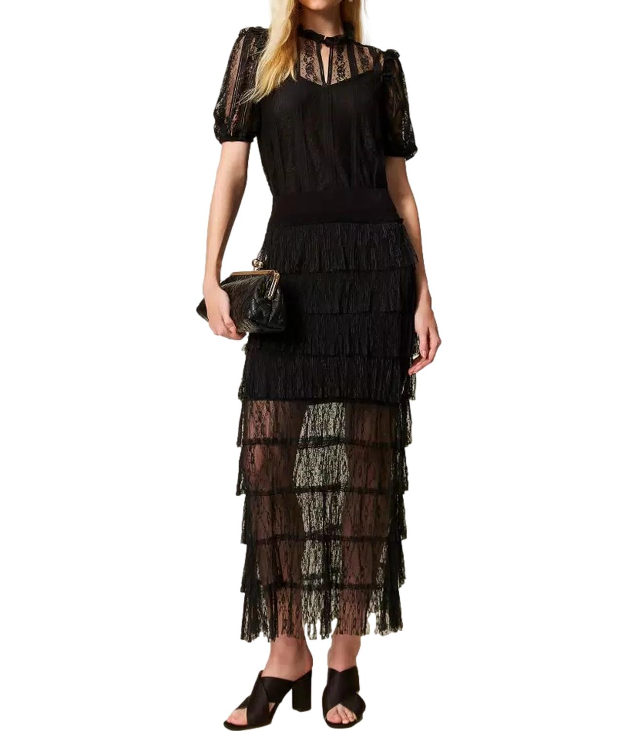 Twinset Gonna Nero Donna