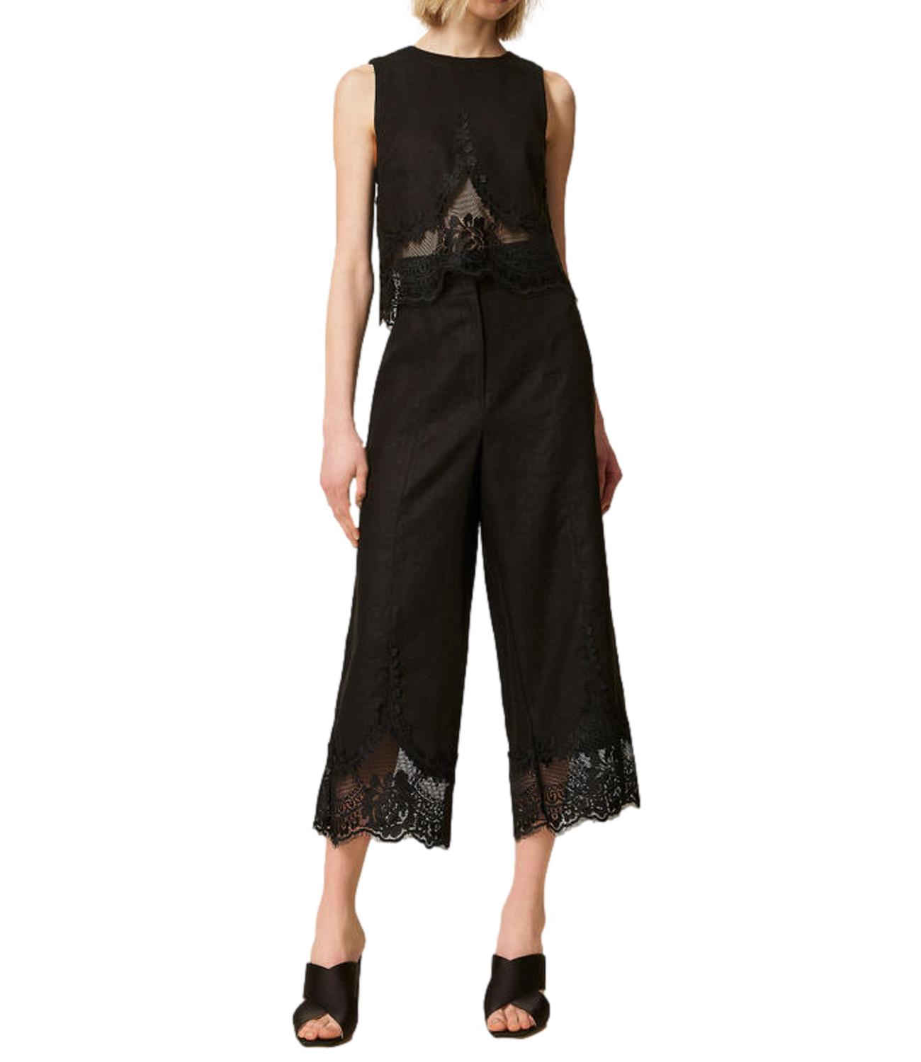 Twinset Pantalone Nero Donna