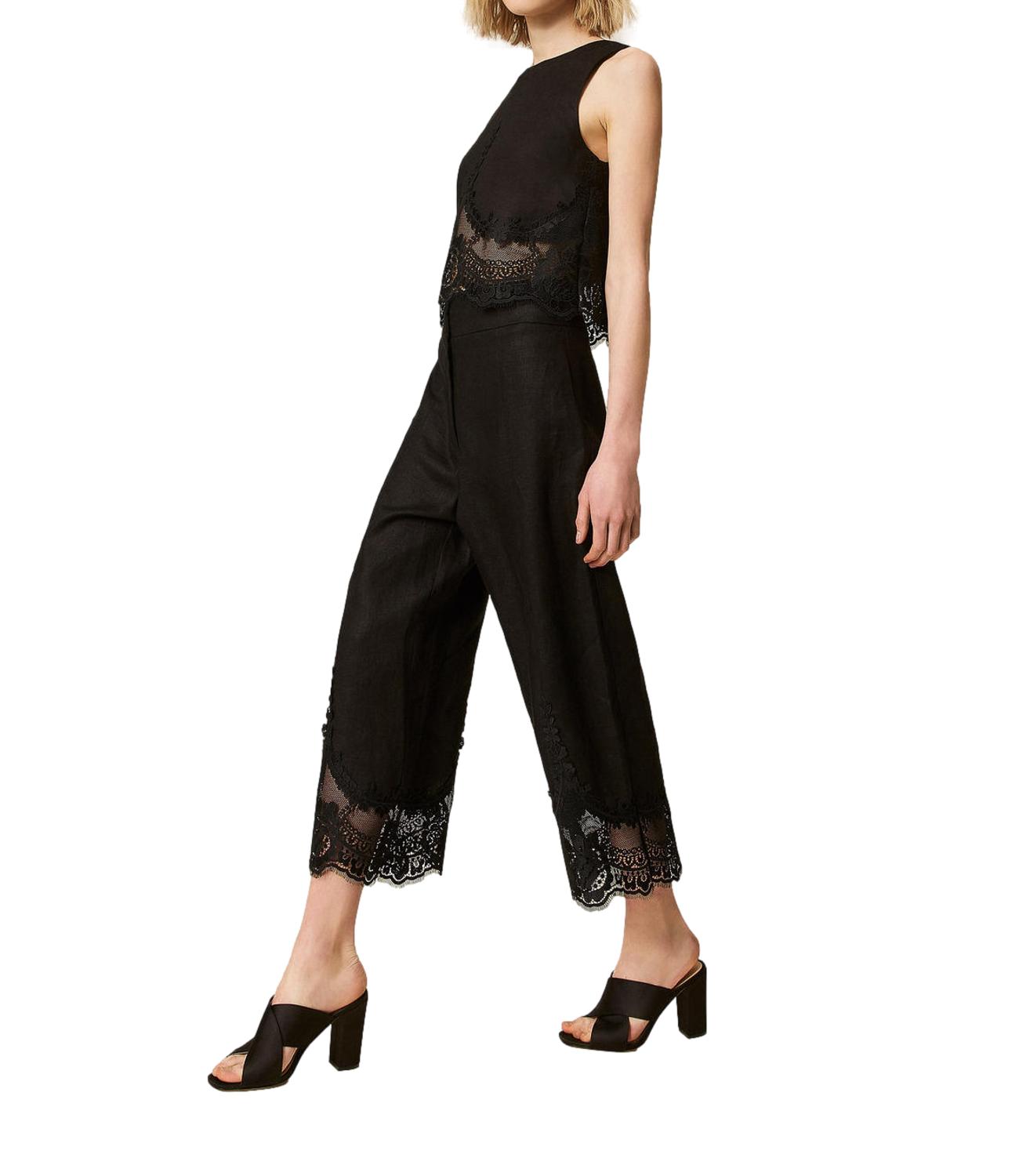 Twinset Pantalone Nero Donna