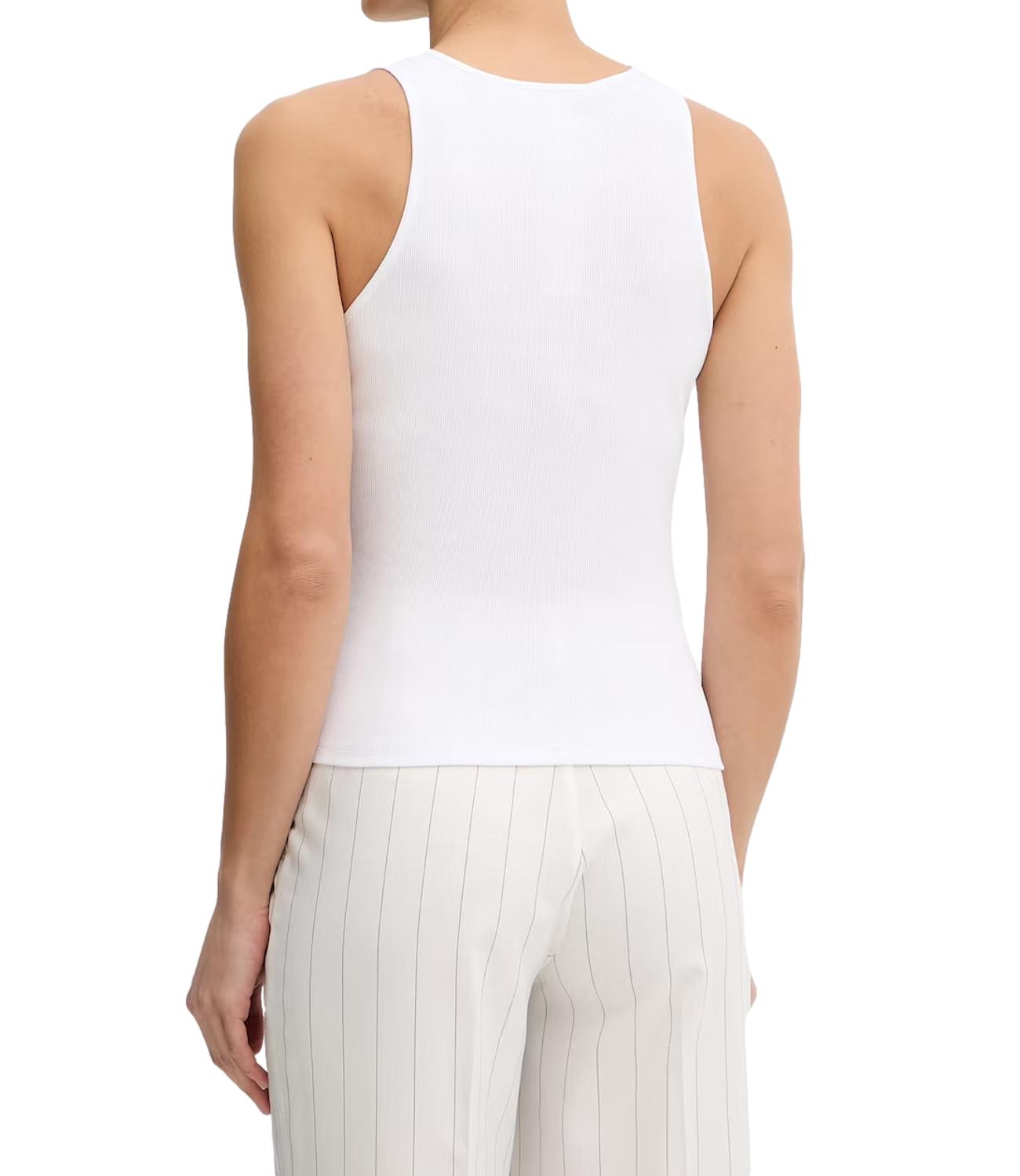 Twinset Canotta Bianco Ottico Donna