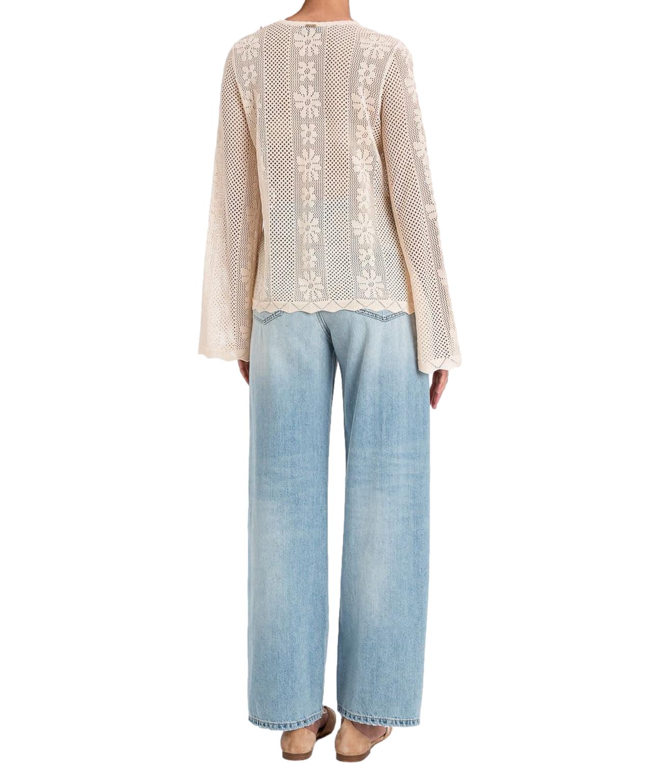 Twinset Pantalone Denim Chiaro Donna