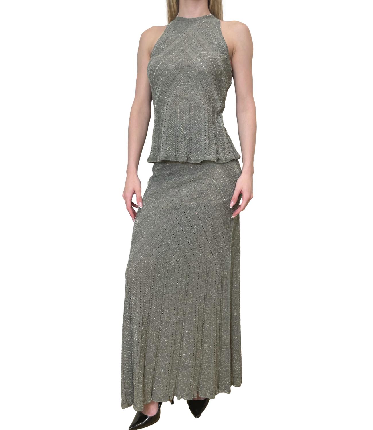 Twinset Gonna Verde Alpino Chiaro Donna