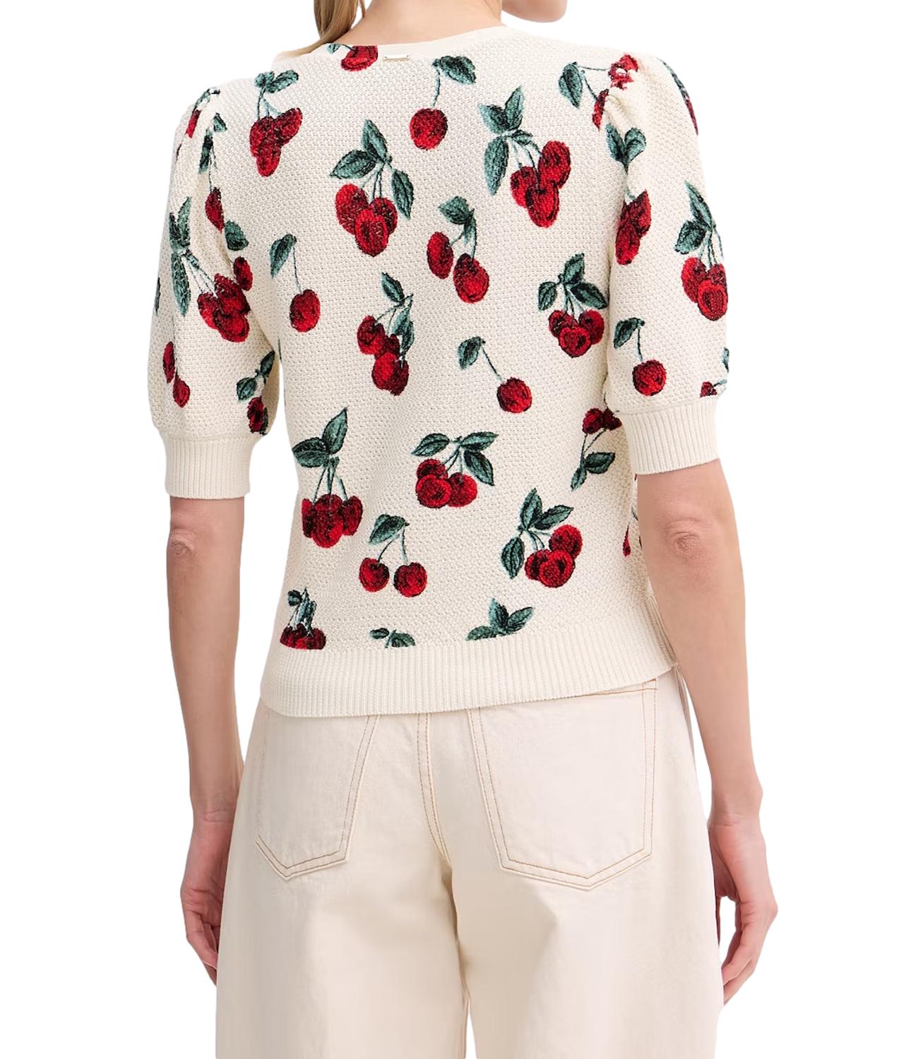 Twinset Maglia Cherries Multicolor Donna