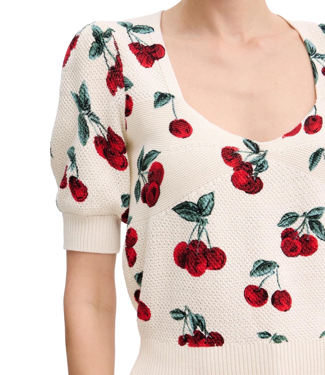Twinset Maglia Cherries Multicolor Donna