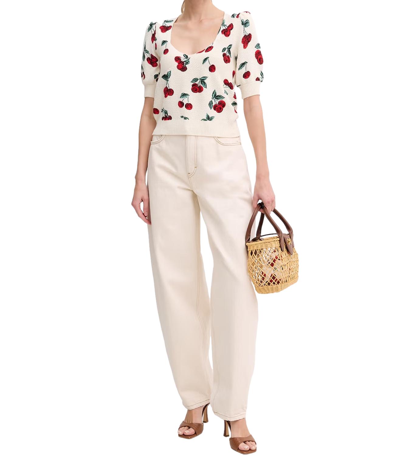 Twinset Maglia Cherries Multicolor Donna